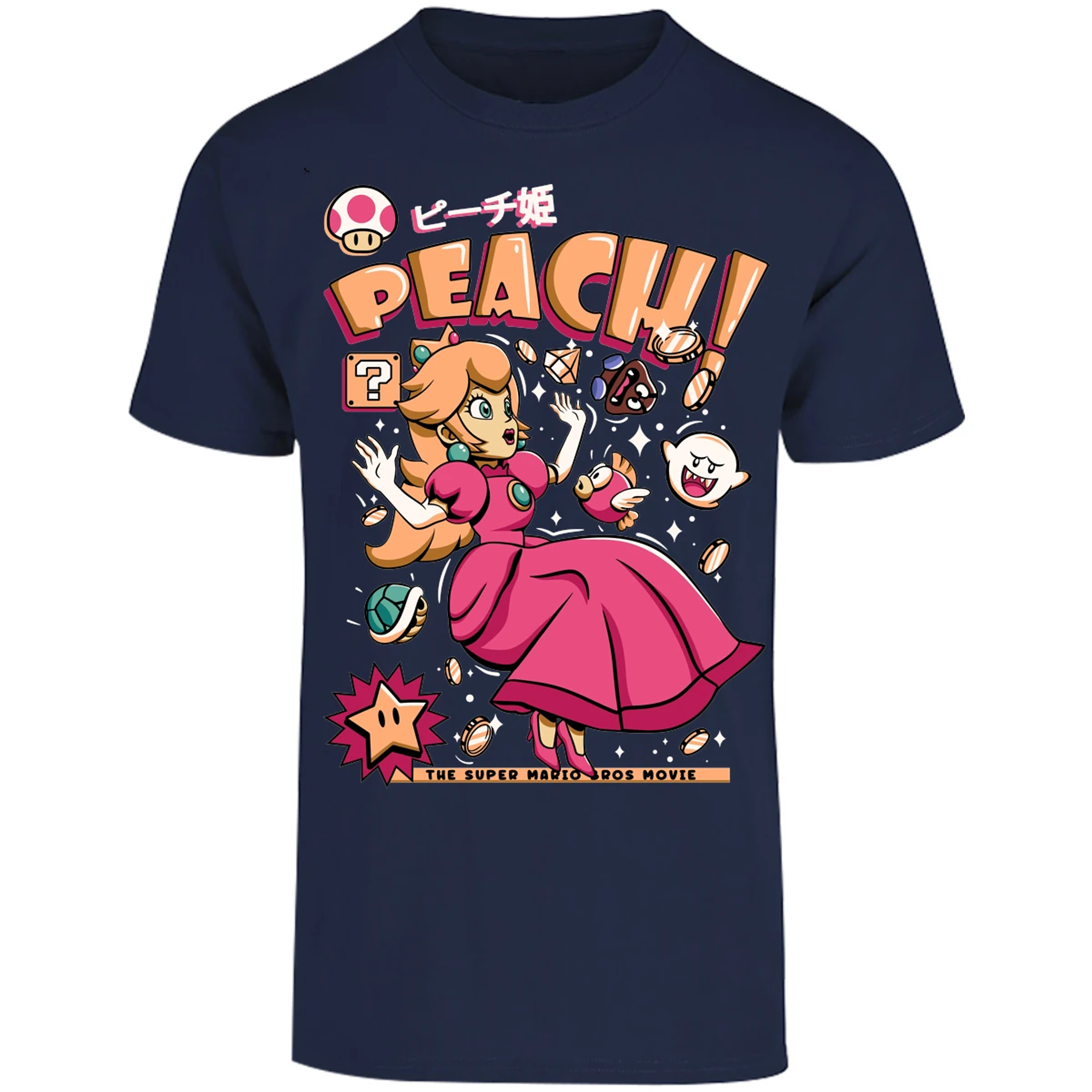 Playera Mario Bros Peach Tee para Adulto 28