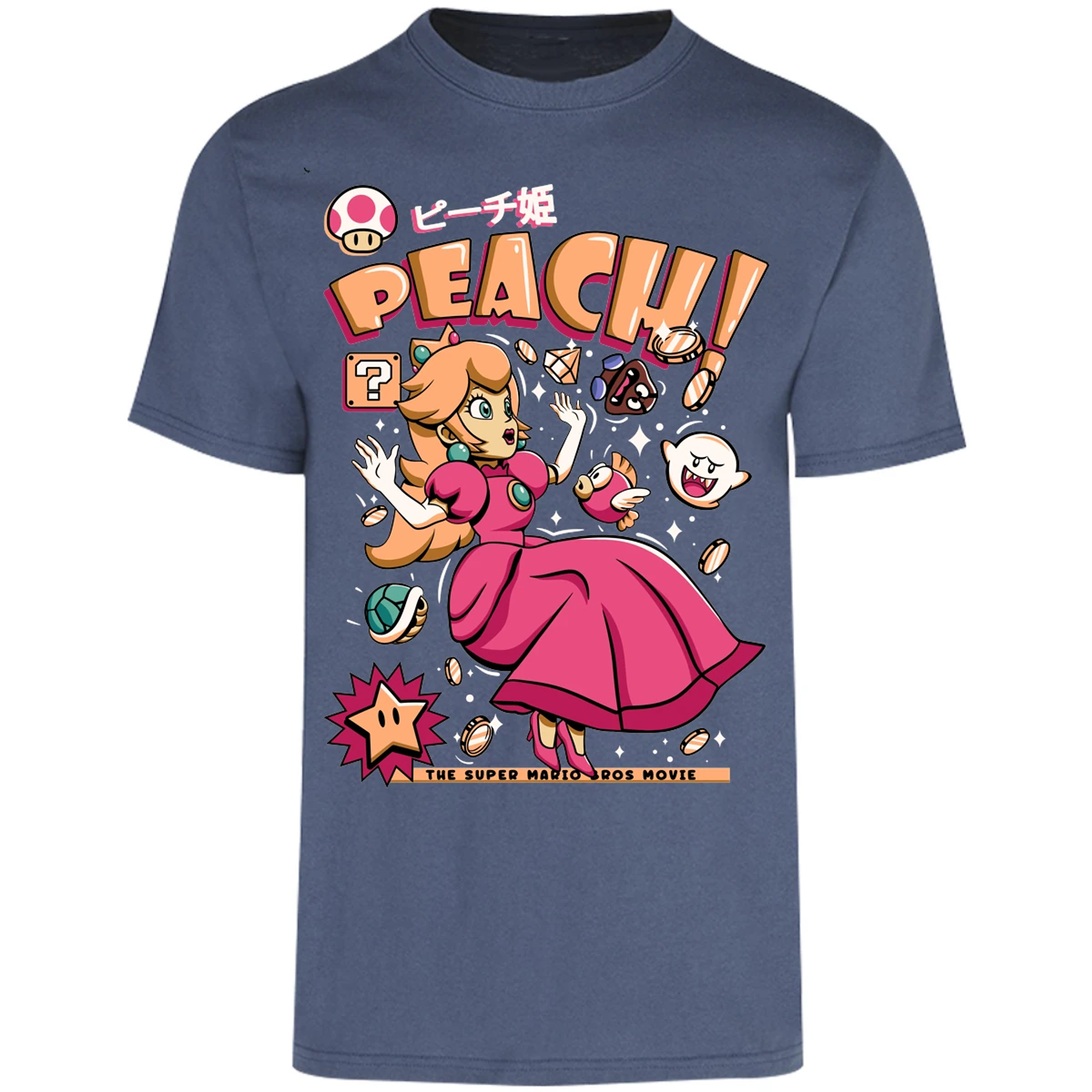 Playera Mario Bros Peach Tee para Adulto 29