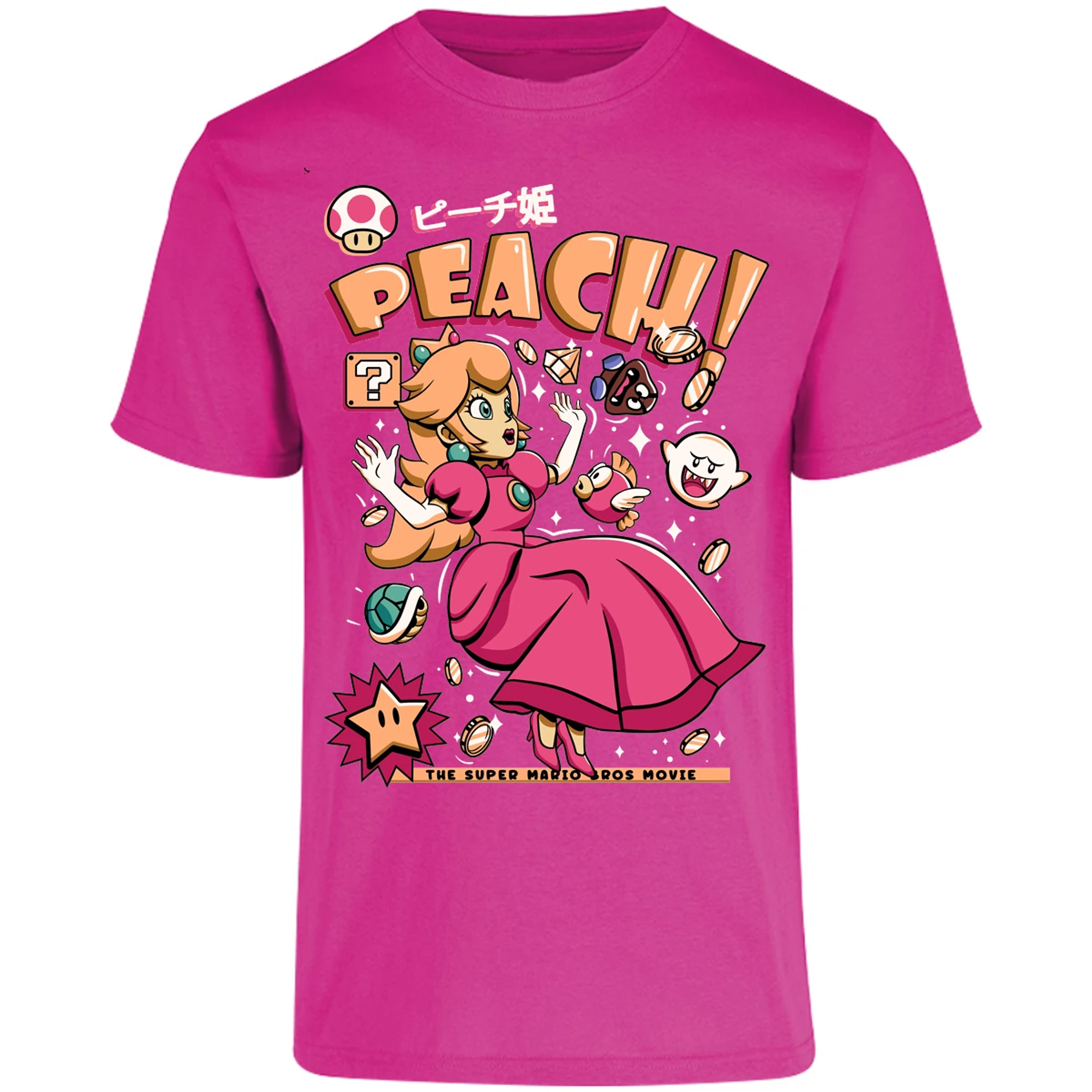 Playera Mario Bros Peach Tee para Adulto 30