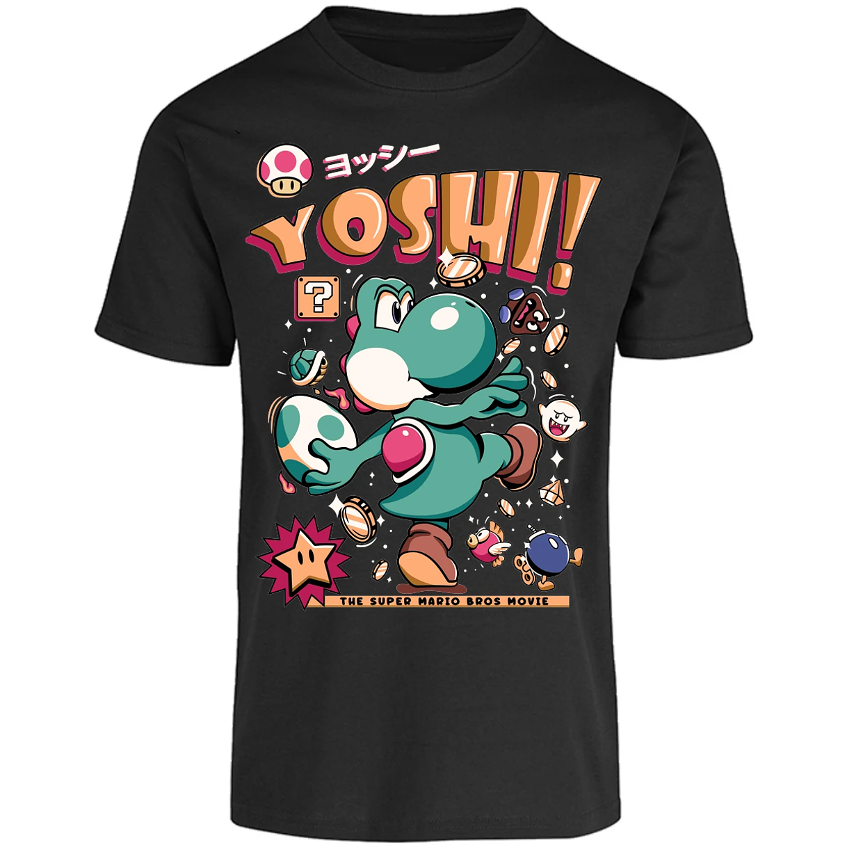 Playera Mario Bros Yoshi Tee para Adulto 14