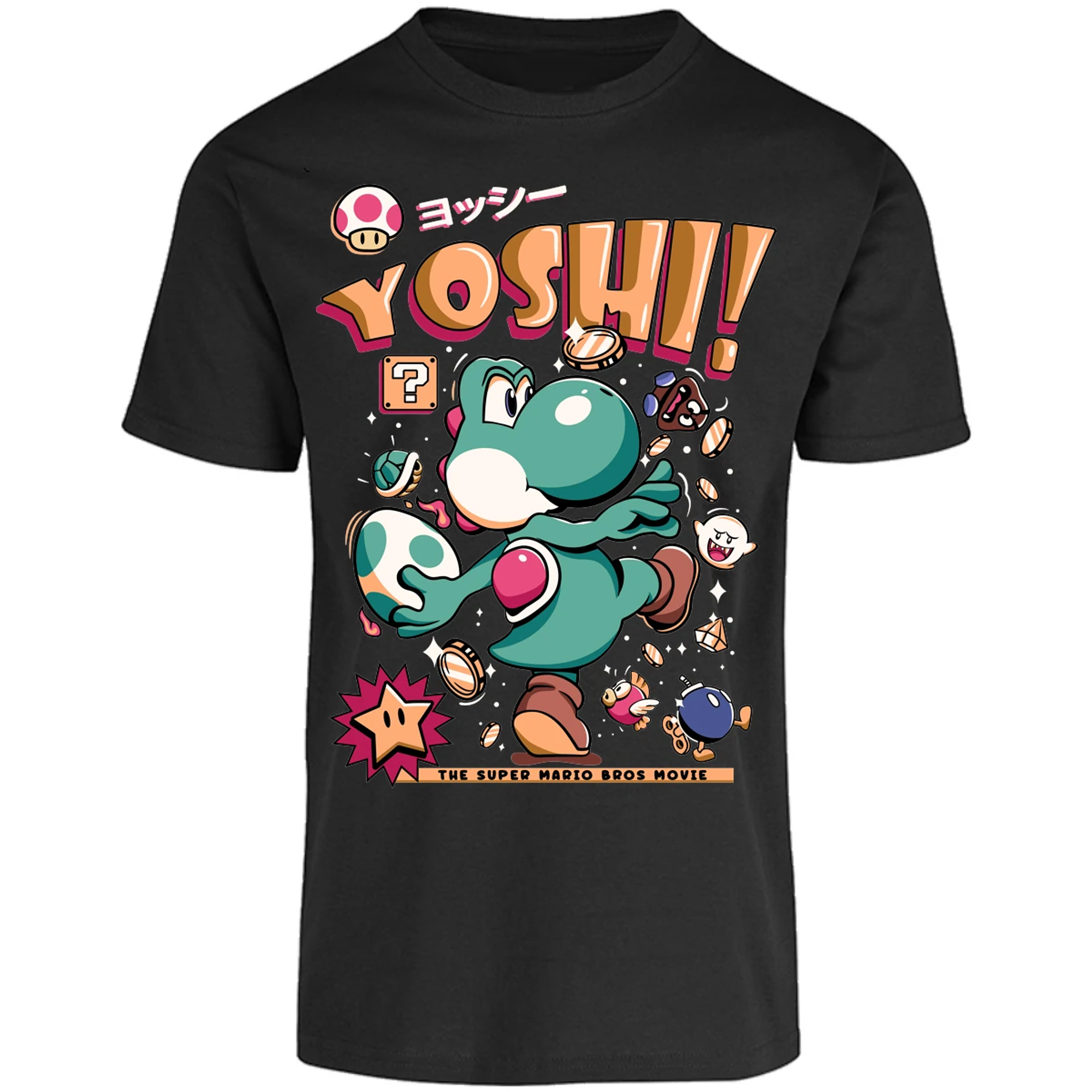 Playera Mario Bros Yoshi Tee para Adulto 14