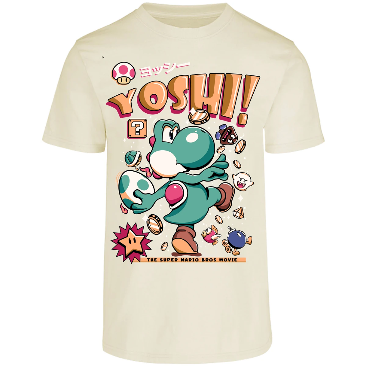 Playera Mario Bros Yoshi Tee para Adulto 3