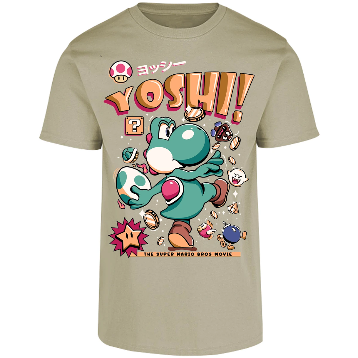 Playera Mario Bros Yoshi Tee para Adulto 4