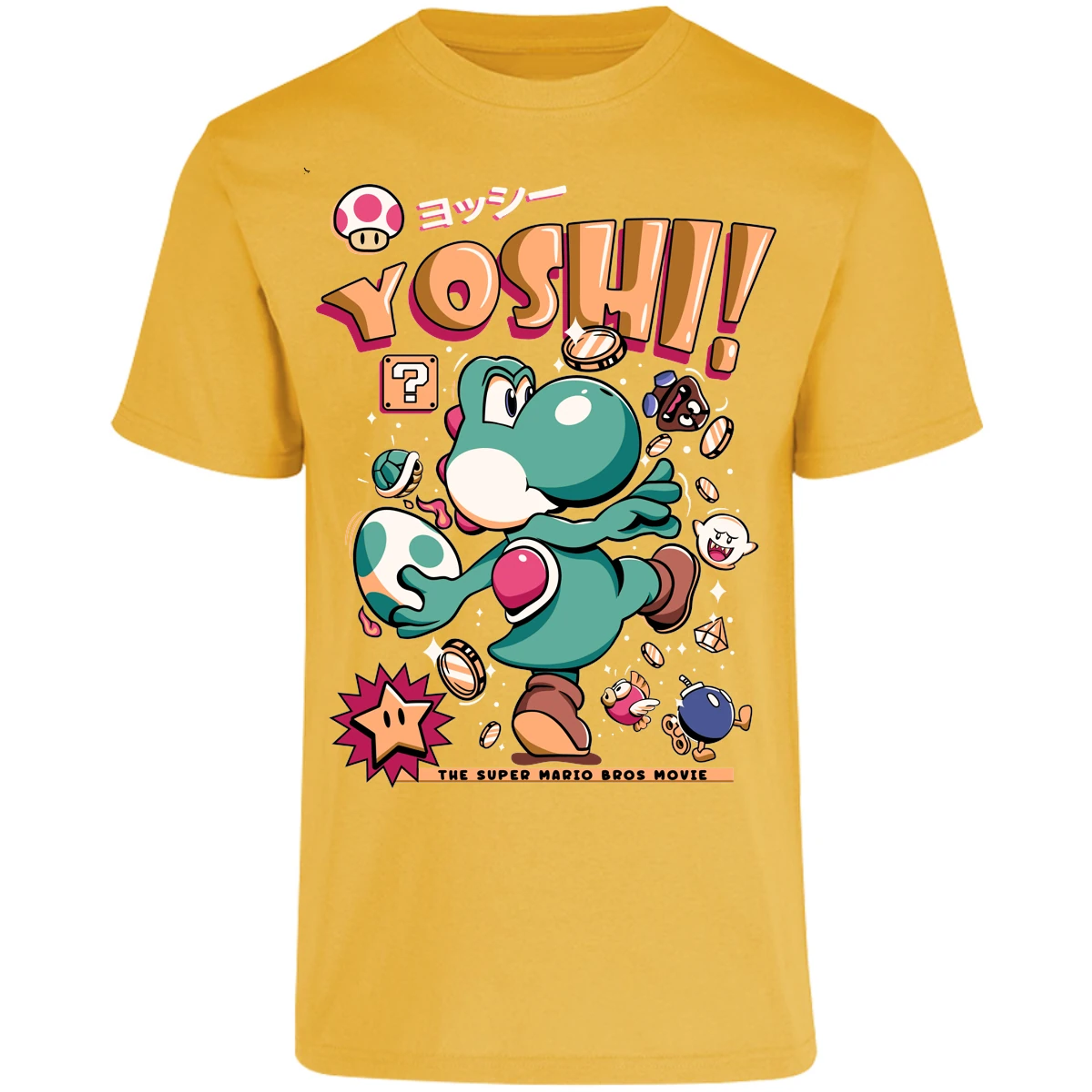 Playera Mario Bros Yoshi Tee para Adulto 5