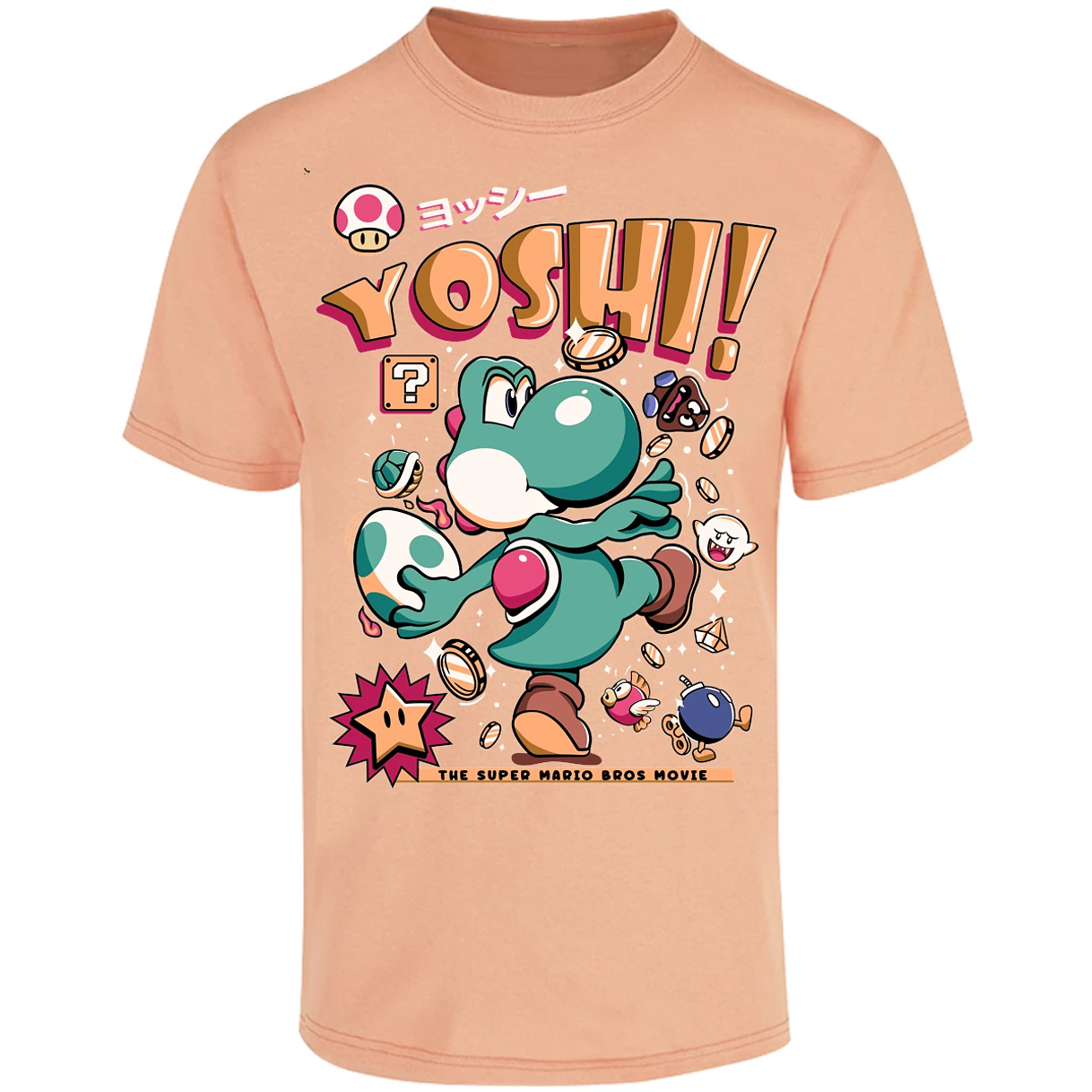 Playera Mario Bros Yoshi Tee para Adulto 6