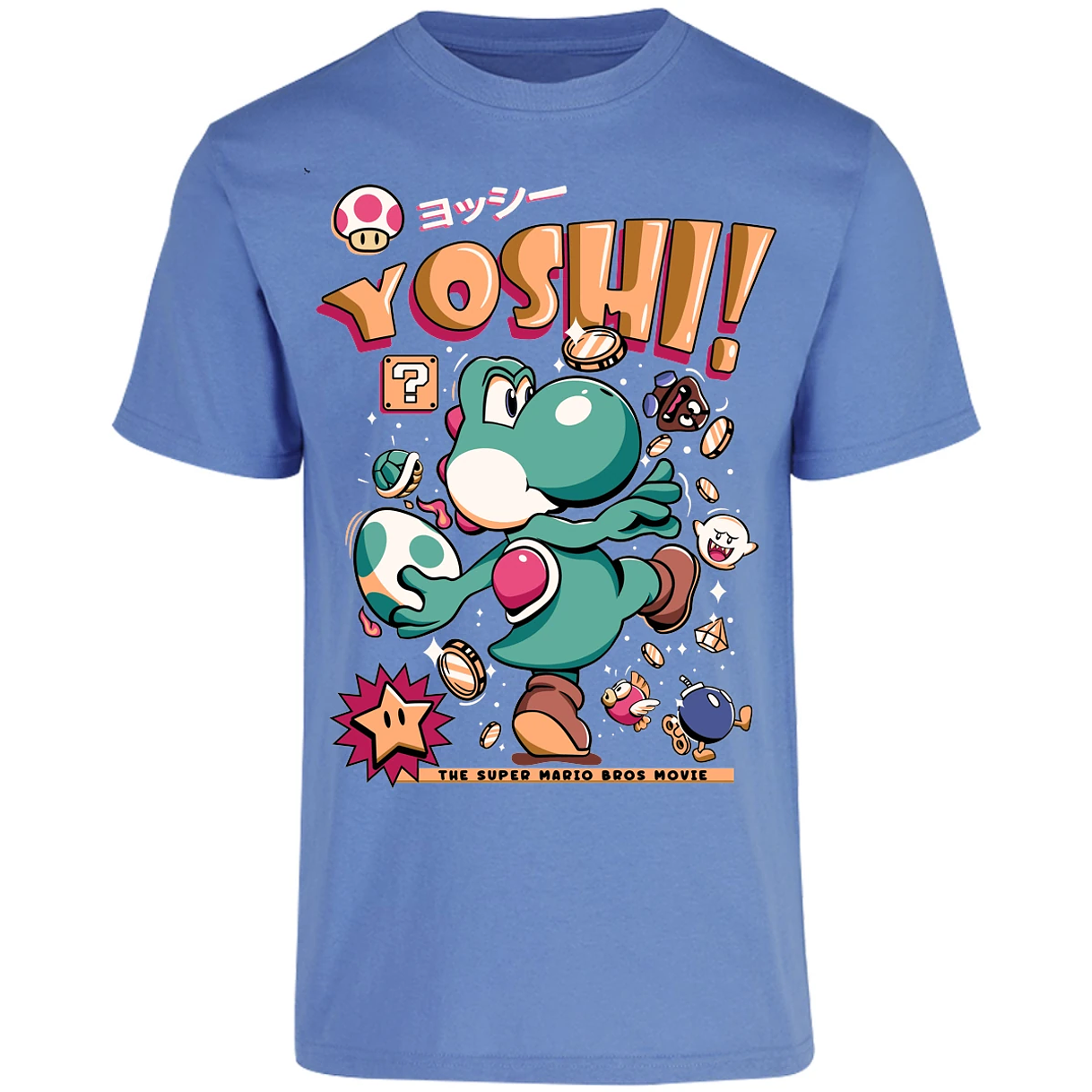 Playera Mario Bros Yoshi Tee para Adulto 8