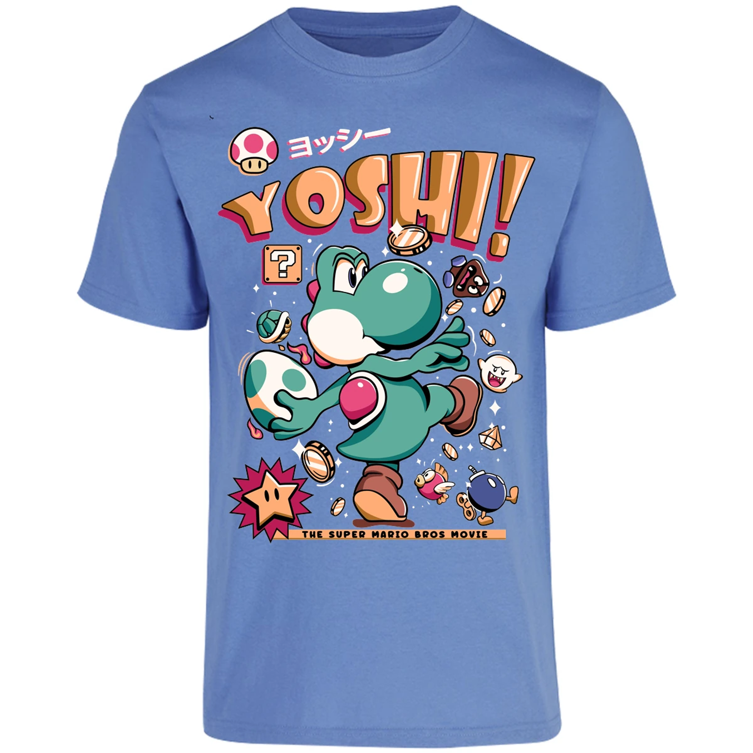 Playera Mario Bros Yoshi Tee para Adulto 8
