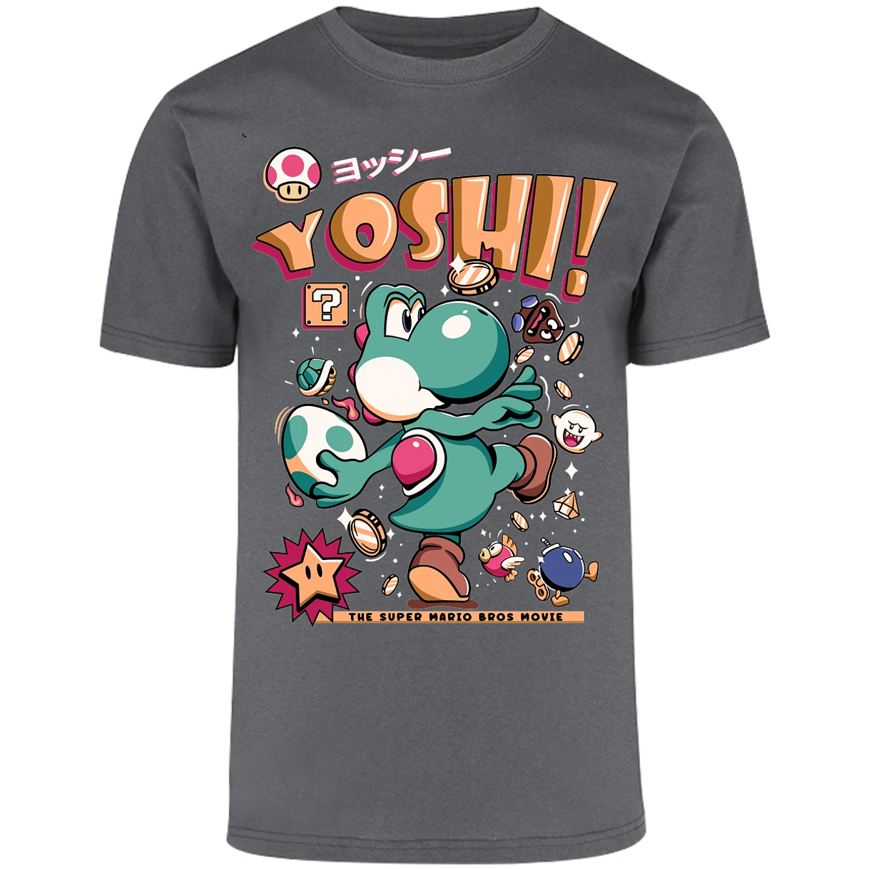 Playera Mario Bros Yoshi Tee para Adulto 9