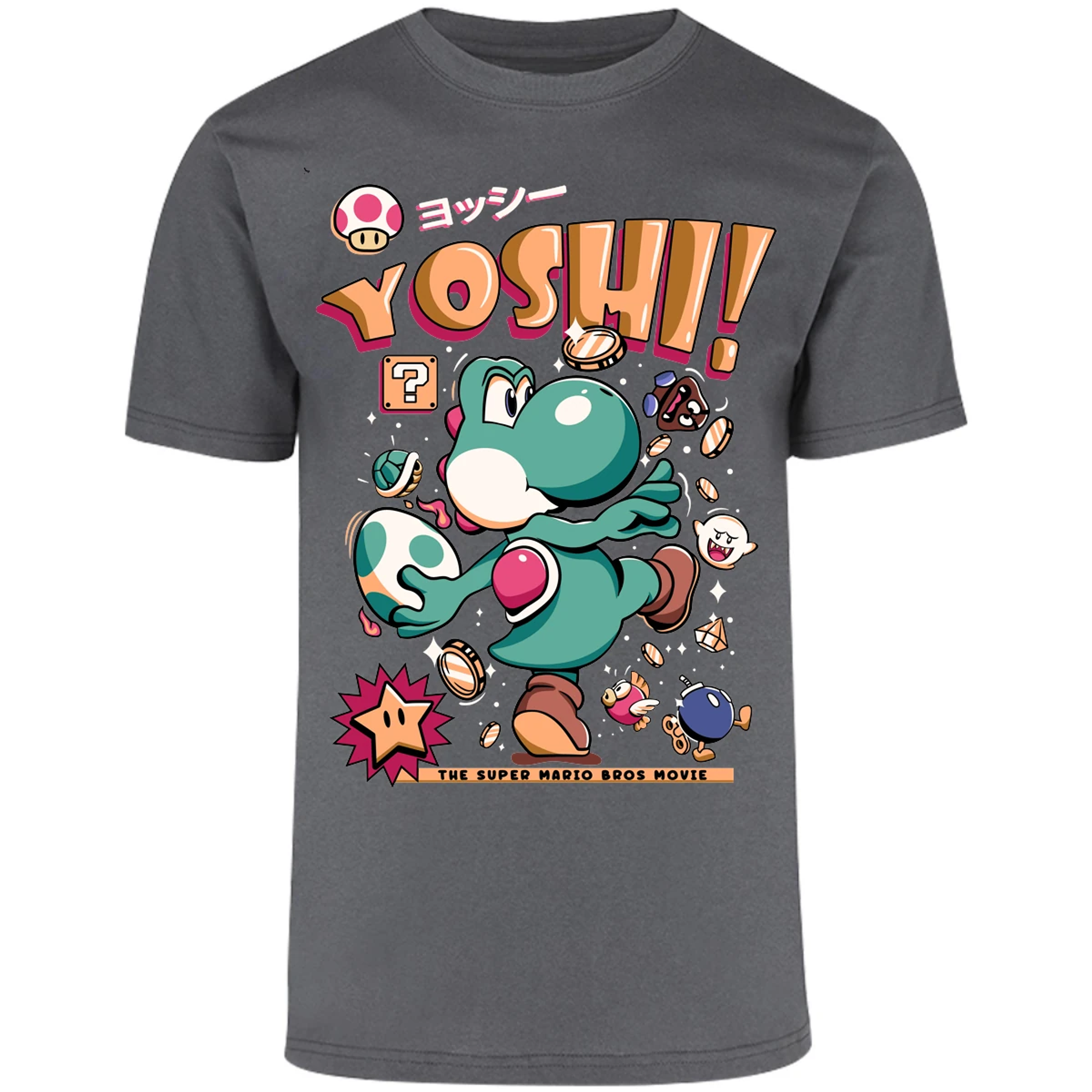 Playera Mario Bros Yoshi Tee para Adulto 9