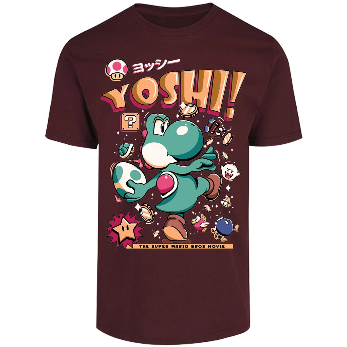Playera Mario Bros Yoshi Tee para Adulto 10