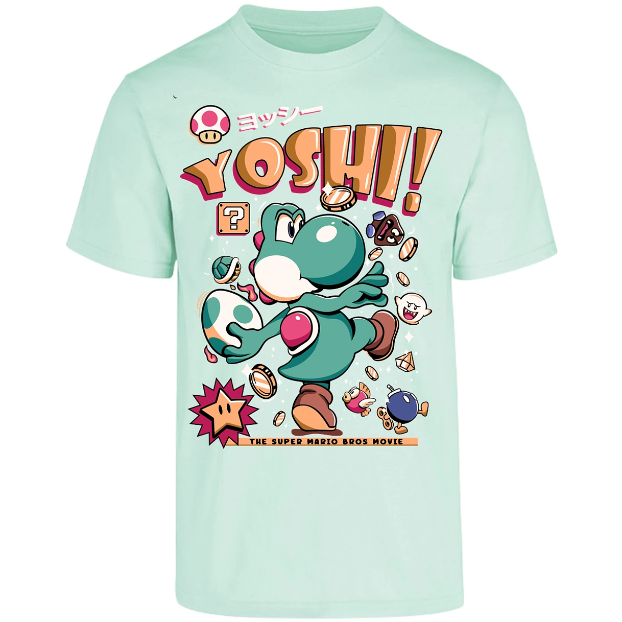 Playera Mario Bros Yoshi Tee para Adulto 21