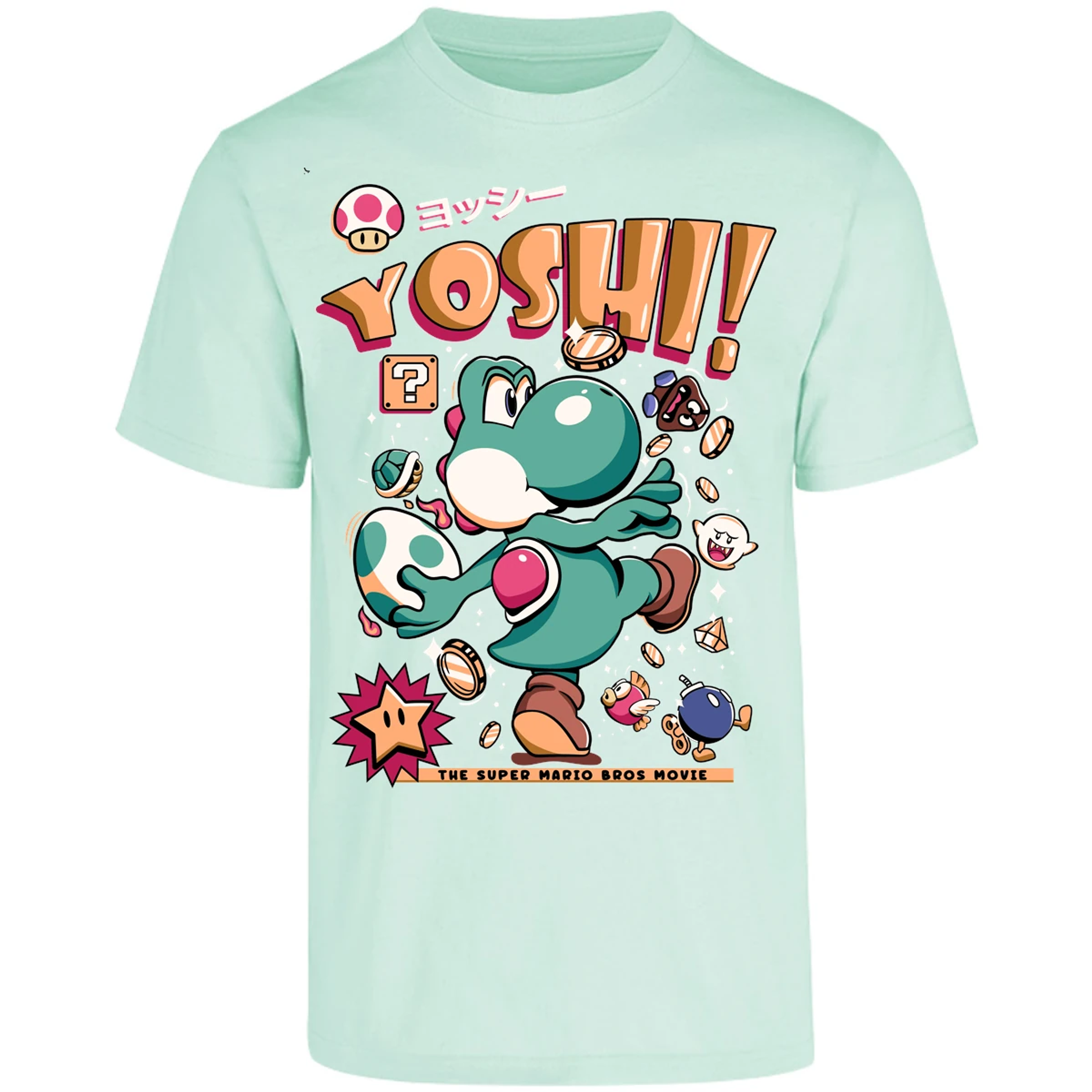Playera Mario Bros Yoshi Tee para Adulto 21