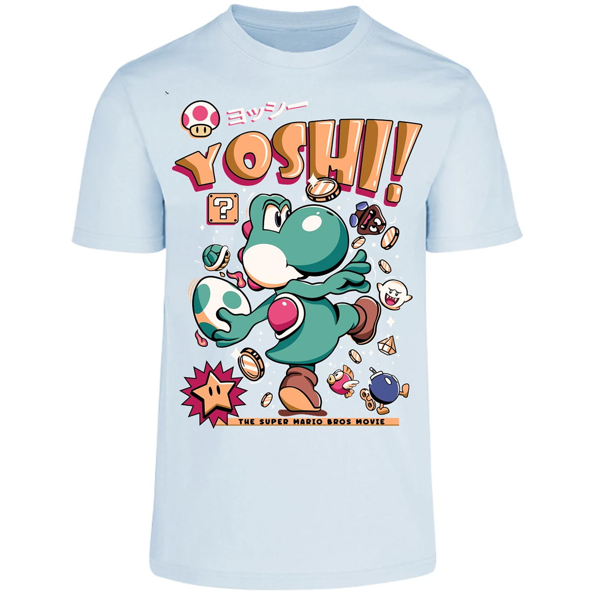 Playera Mario Bros Yoshi Tee para Adulto 22