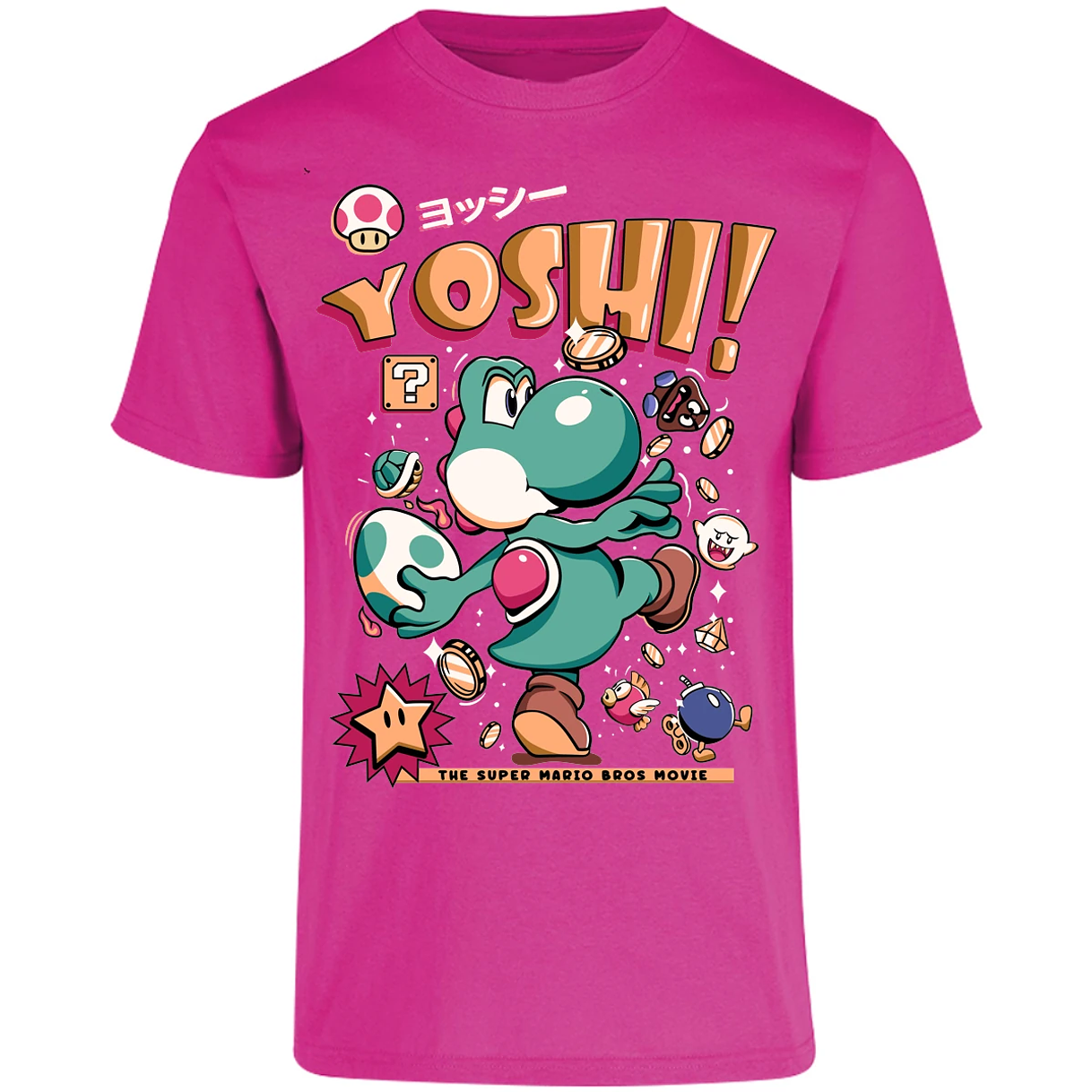 Playera Mario Bros Yoshi Tee para Adulto 12
