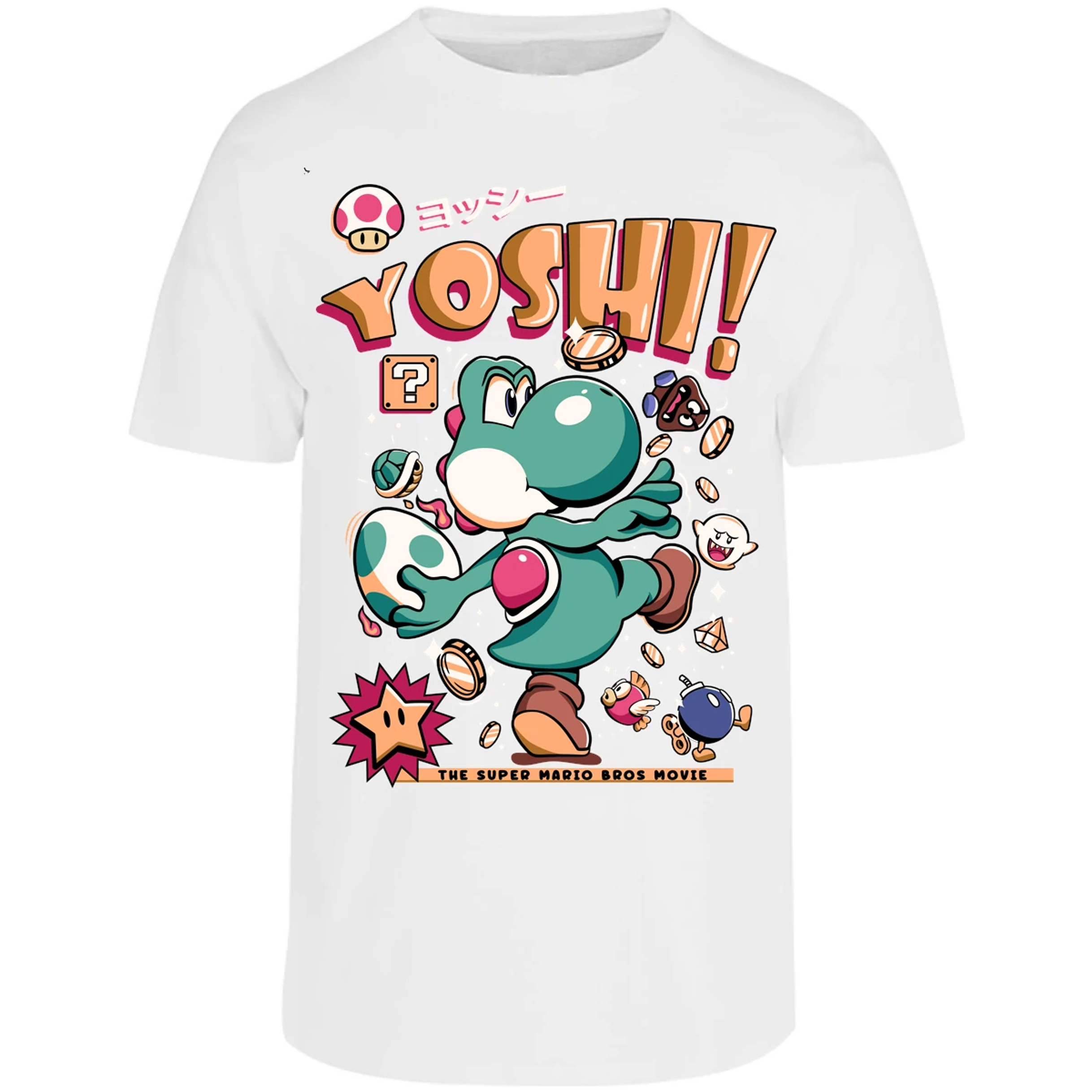 Playera Mario Bros Yoshi Tee para Adulto 25