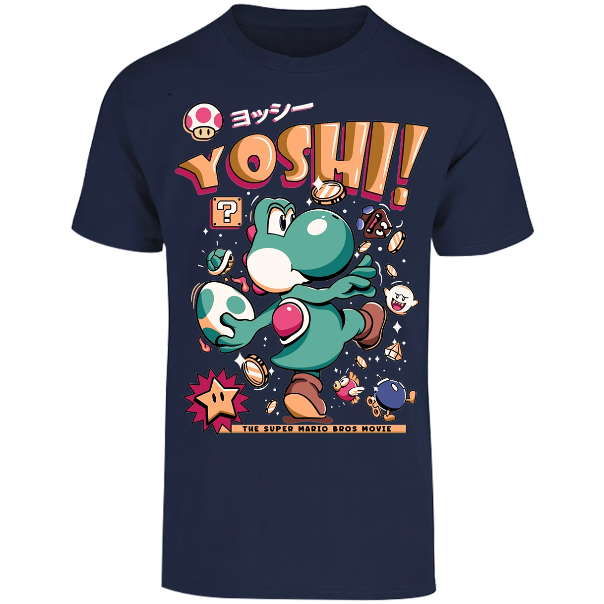 Playera Mario Bros Yoshi Tee para Adulto 13