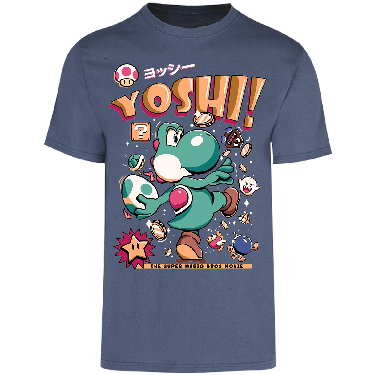 Playera Mario Bros Yoshi Tee para Adulto 15