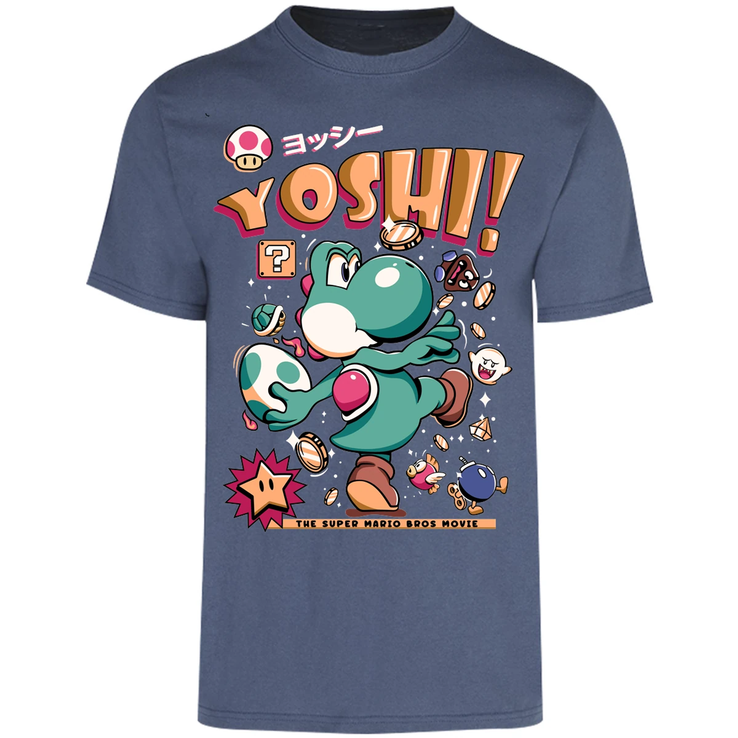 Playera Mario Bros Yoshi Tee para Adulto 15