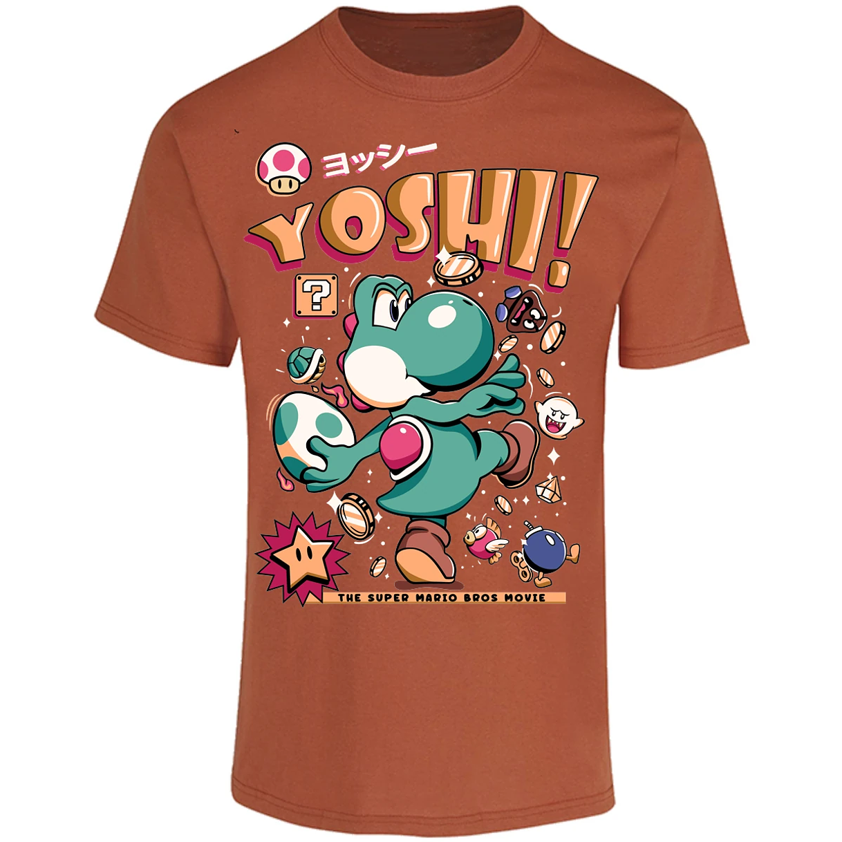 Playera Mario Bros Yoshi Tee para Adulto 17