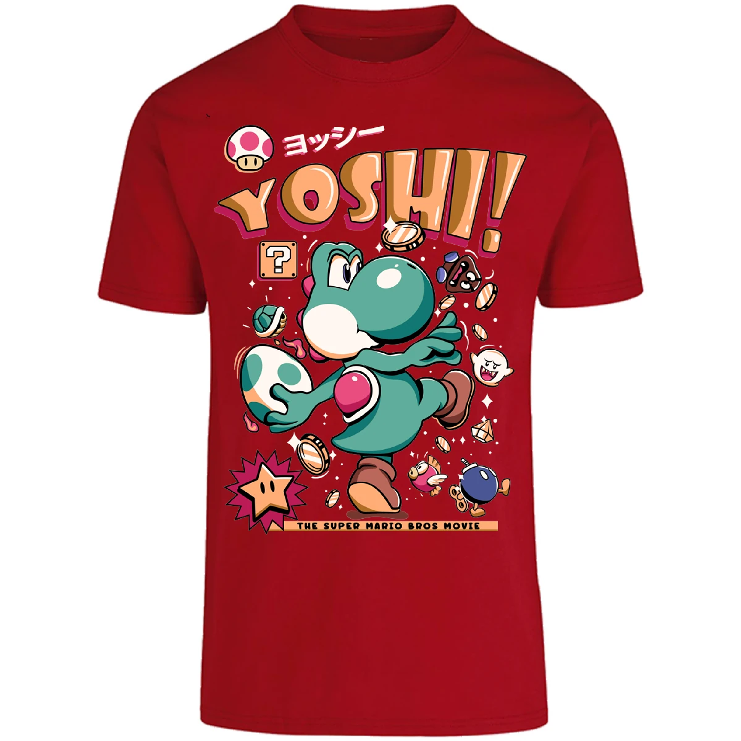 Playera Mario Bros Yoshi Tee para Adulto 19
