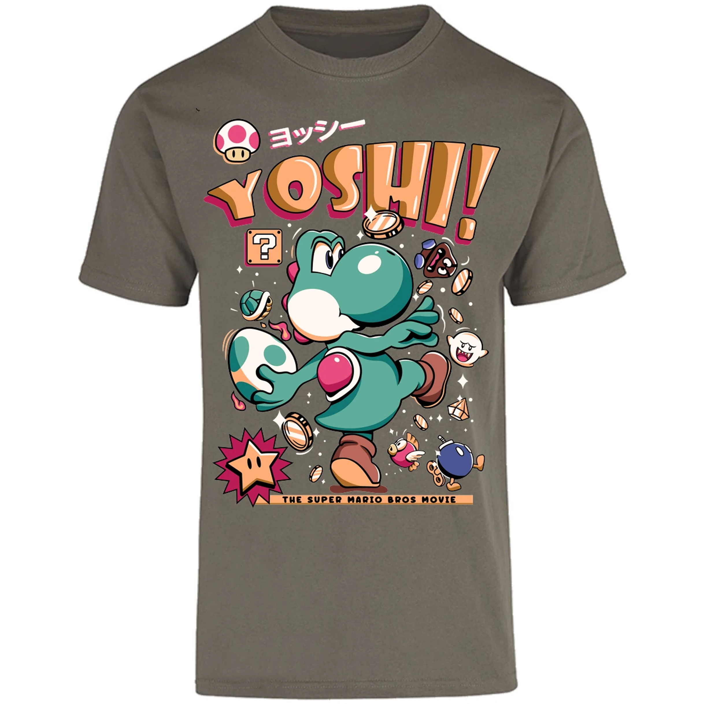 Playera Mario Bros Yoshi Tee para Adulto 20