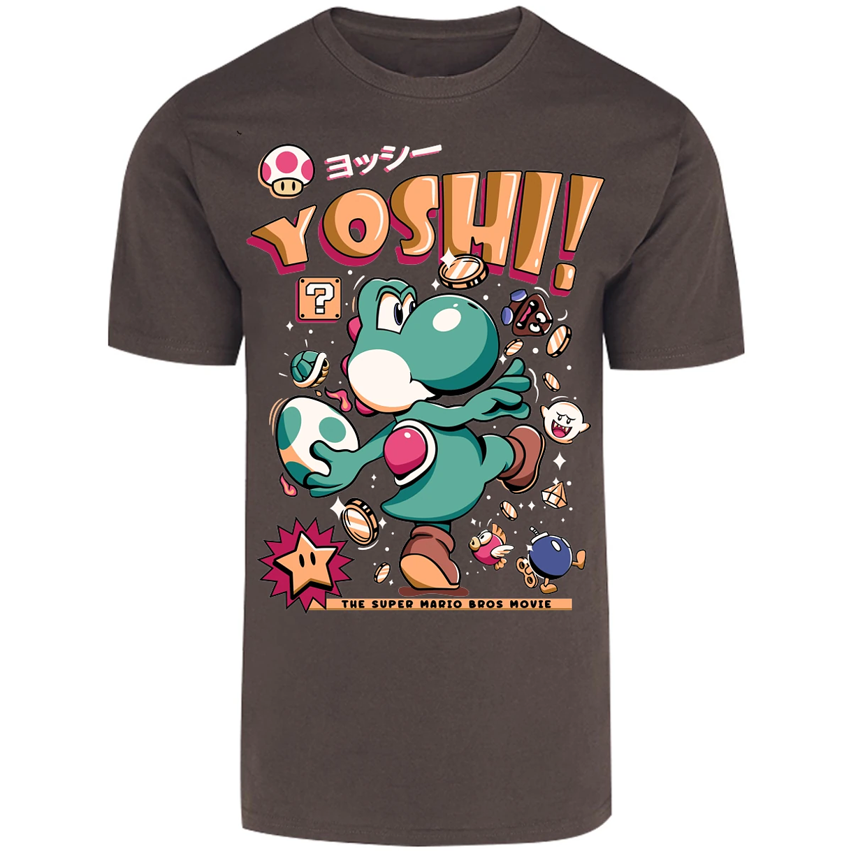 Playera Mario Bros Yoshi Tee para Adulto 23