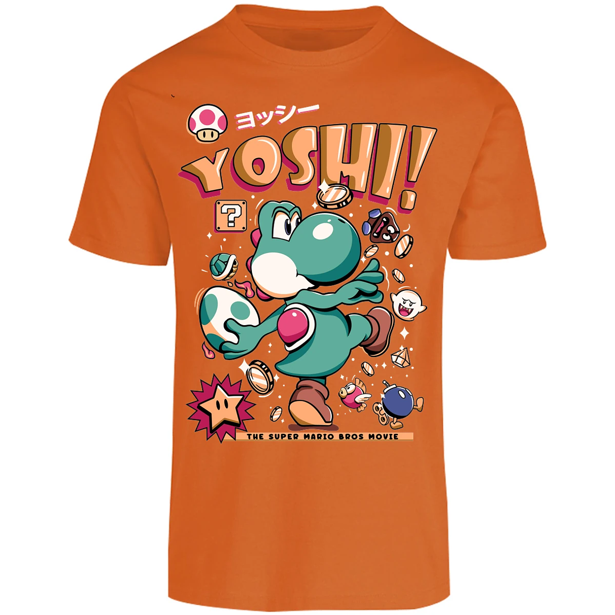 Playera Mario Bros Yoshi Tee para Adulto 28