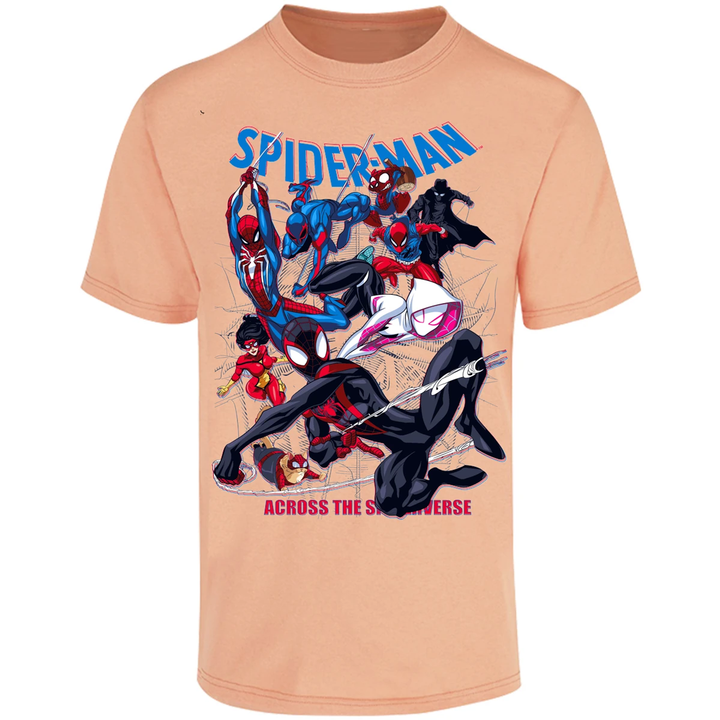 Playera Marvel Across The Spiderverse para Adulto 25