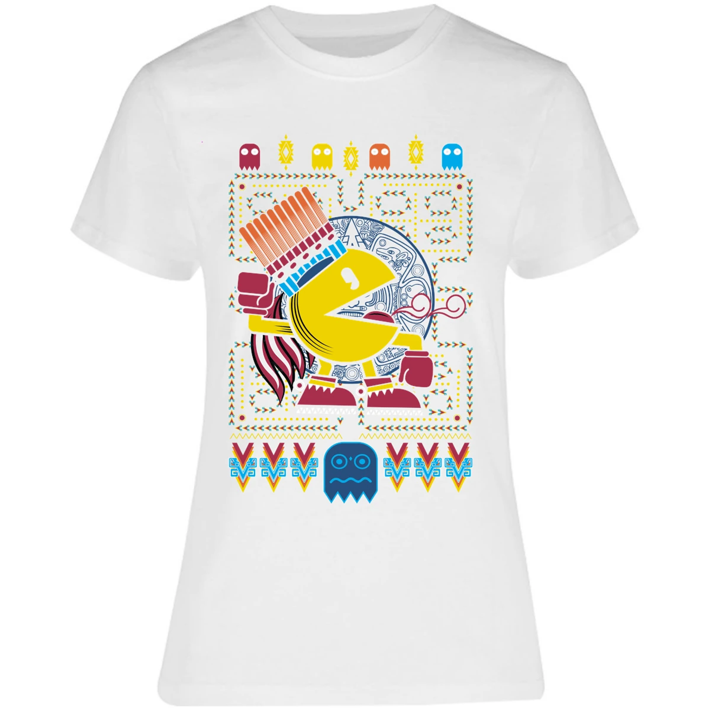 Blusa Pacman Pacman Prehispanico Blusa para Mujer 13