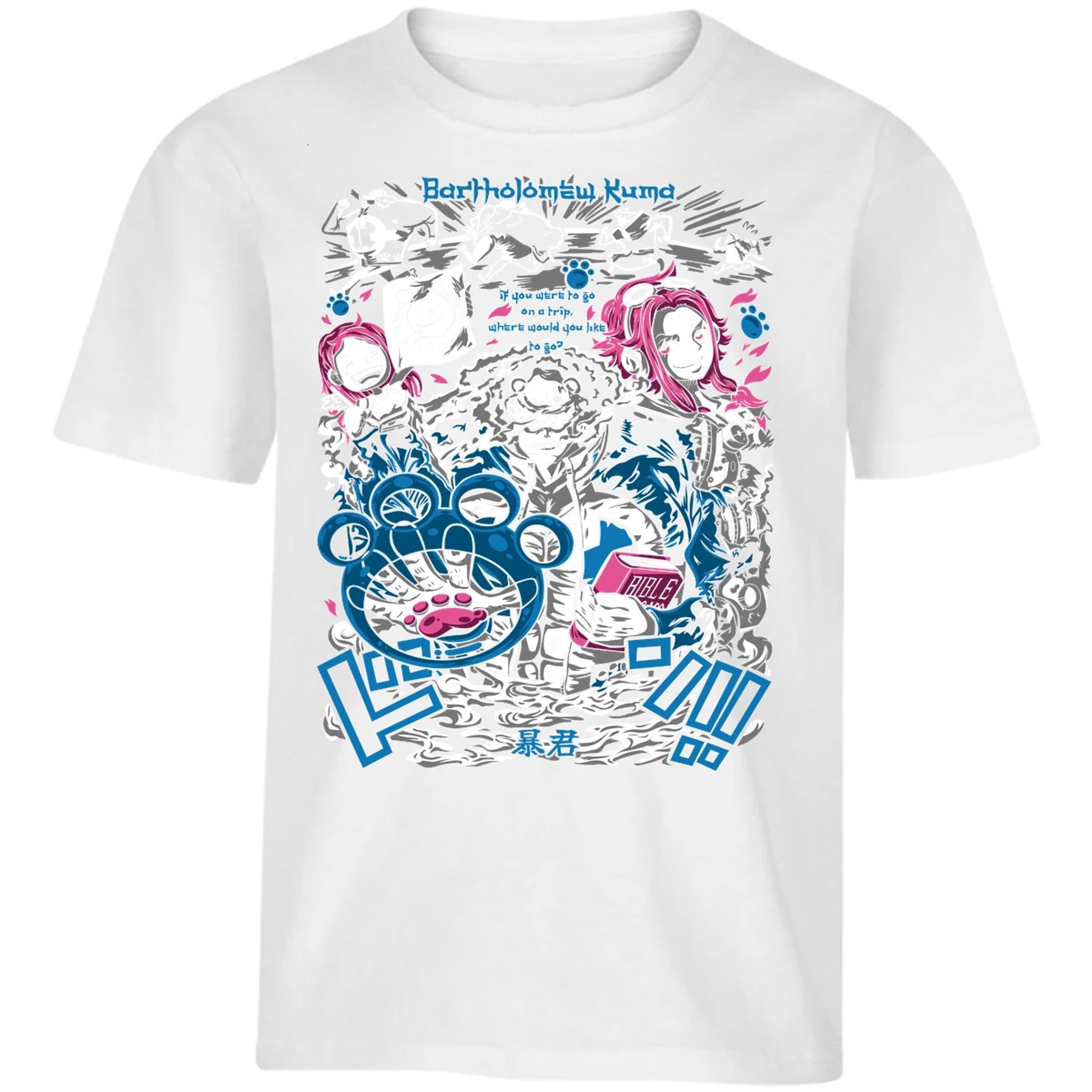 Playera One Piece Kuma para Niño 7