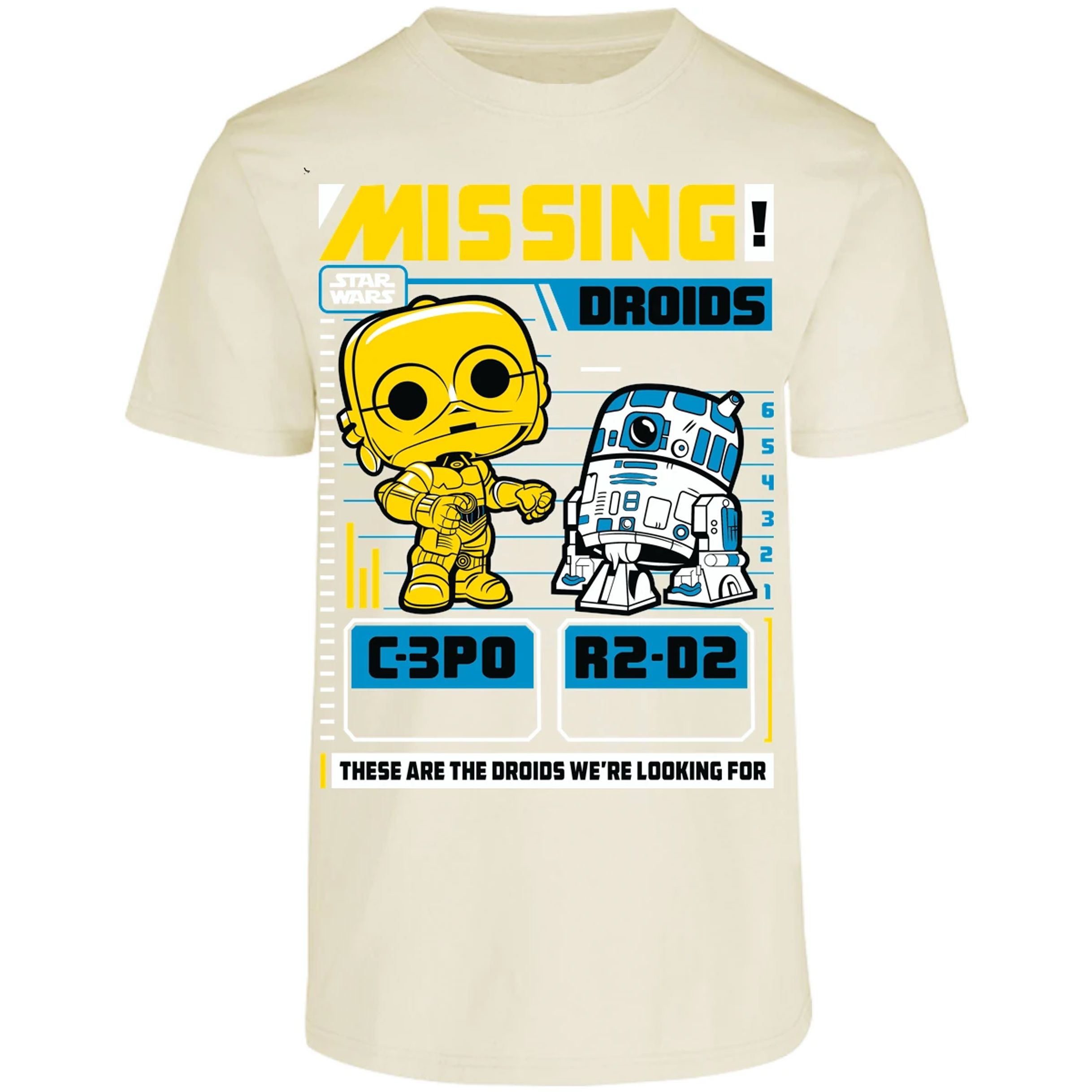 Playera Star Wars Funko Missing Droids para Adulto 8