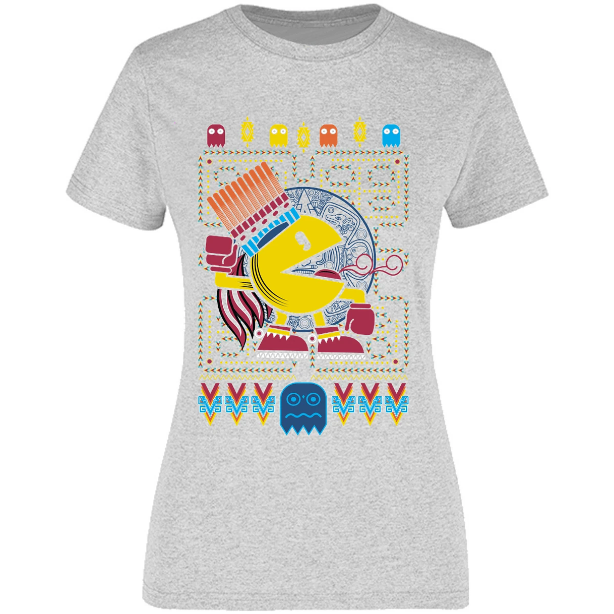 Blusa Pacman Pacman Prehispanico Blusa para Mujer 4