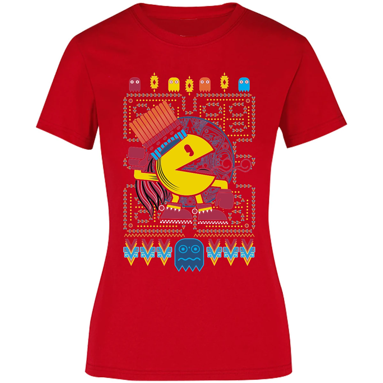 Blusa Pacman Pacman Prehispanico Blusa para Mujer 17