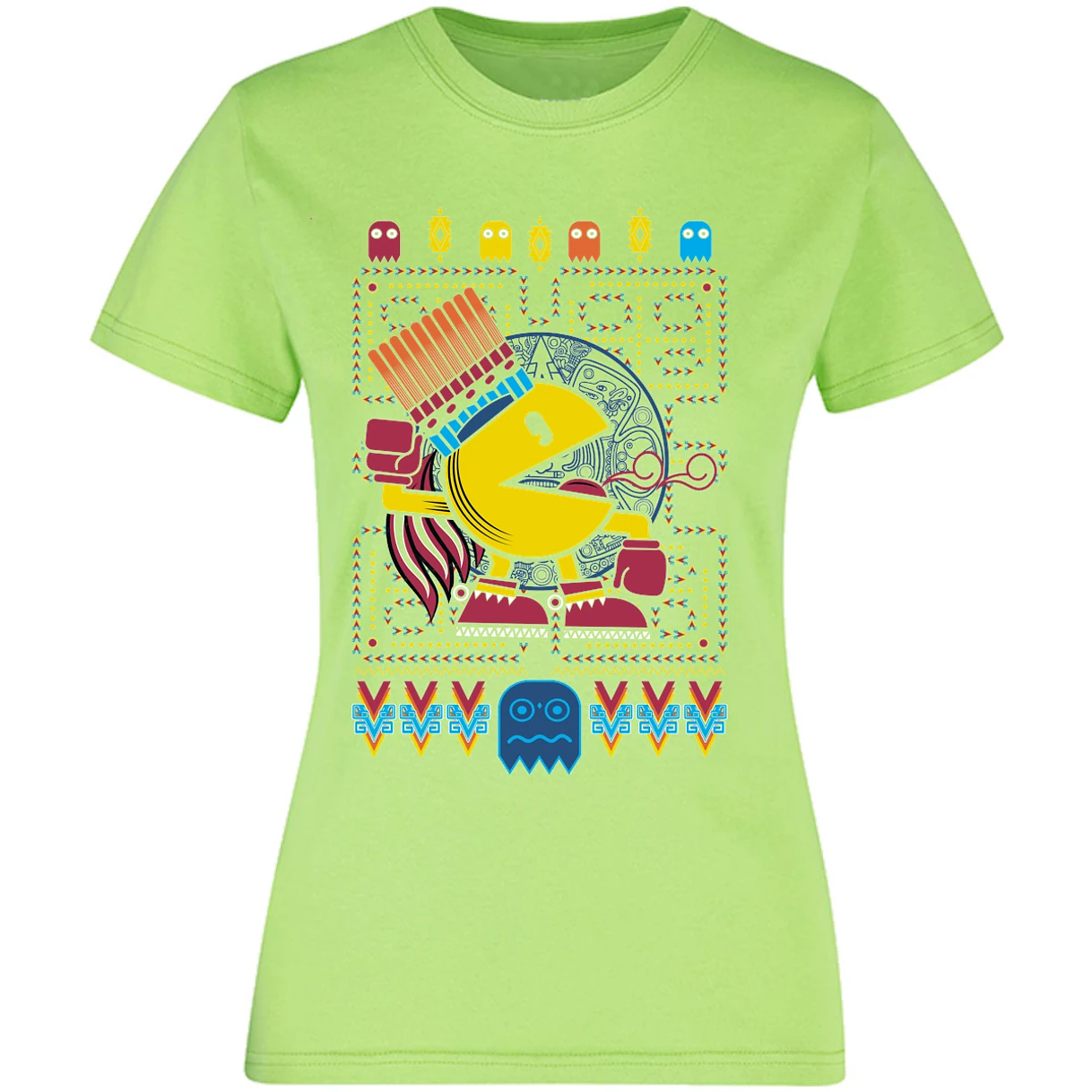 Blusa Pacman Pacman Prehispanico Blusa para Mujer 2