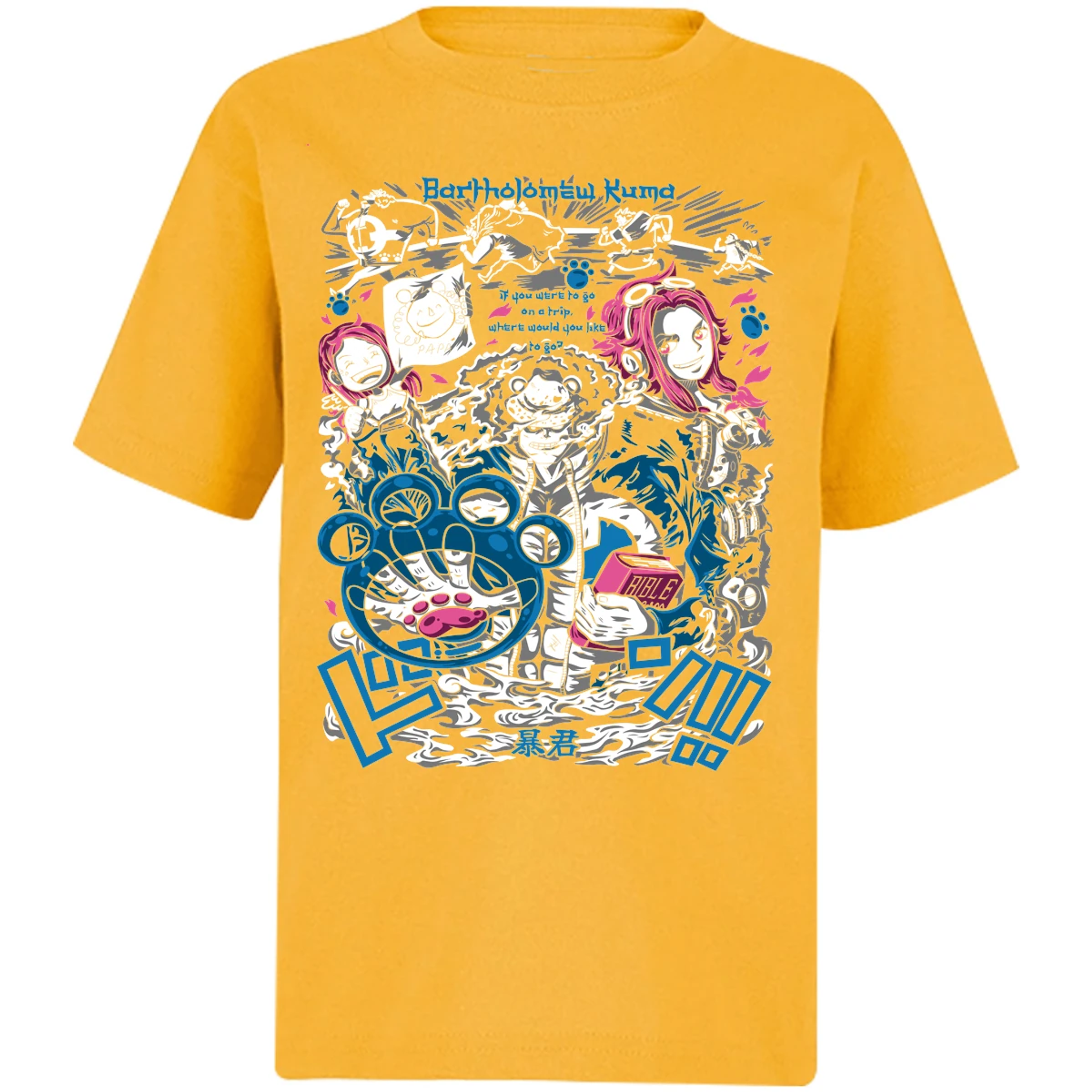 Playera One Piece Kuma para Niño 11