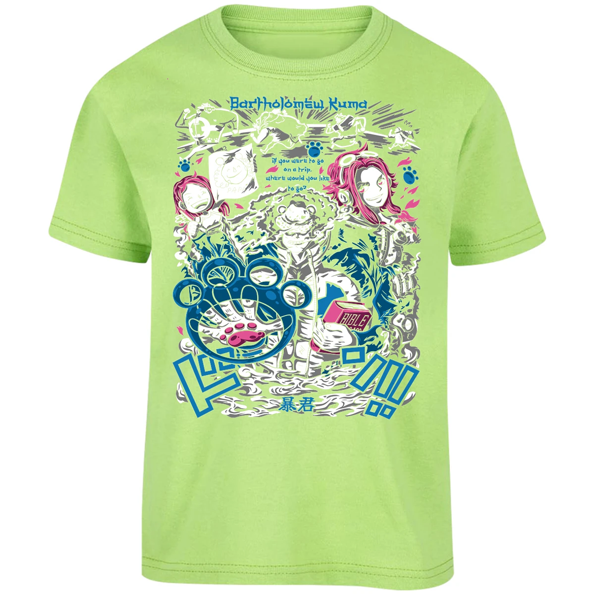 Playera One Piece Kuma para Niño 1