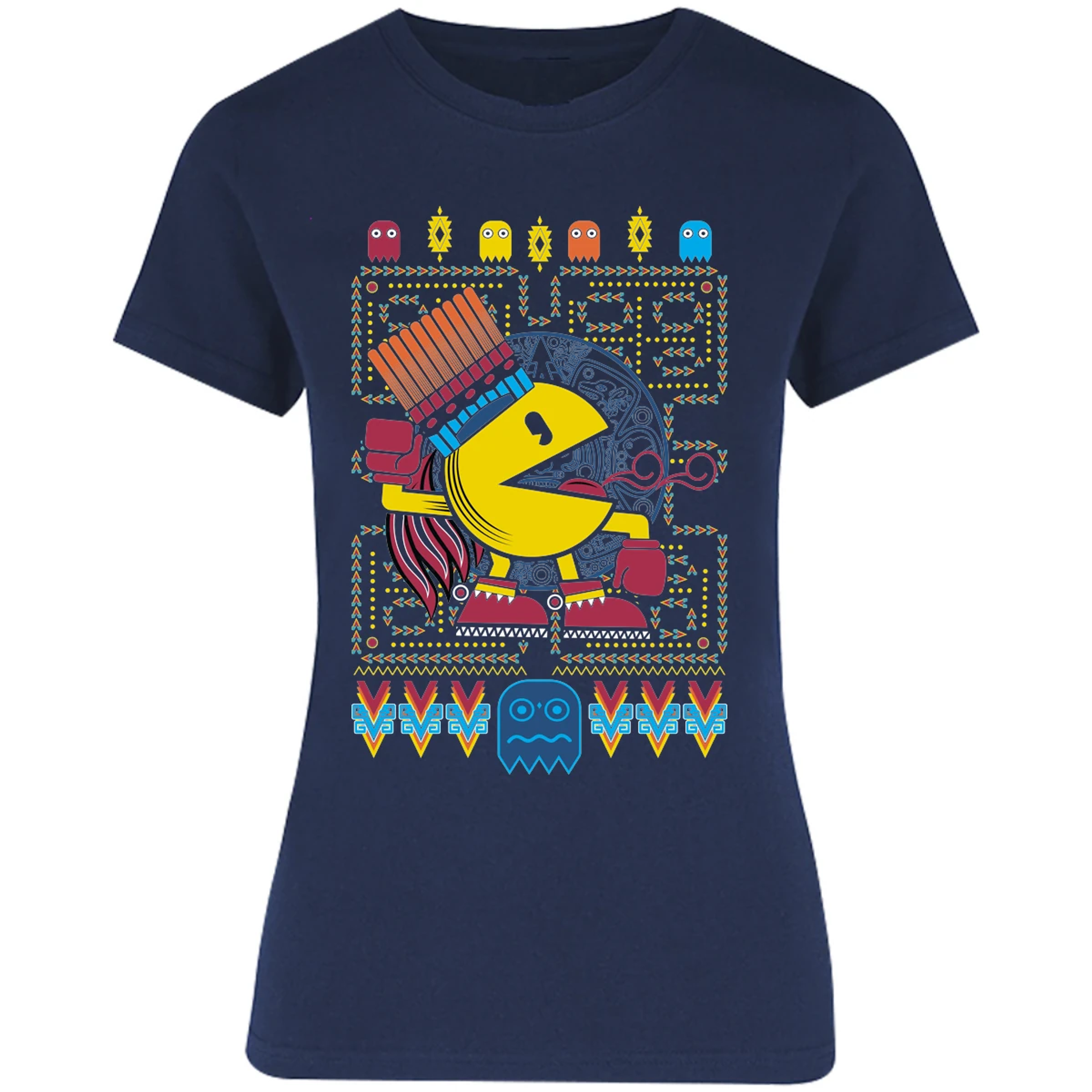 Blusa Pacman Pacman Prehispanico Blusa para Mujer 5
