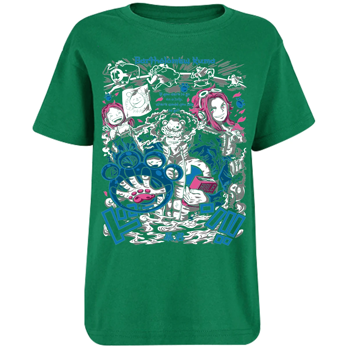 Playera One Piece Kuma para Niño 29