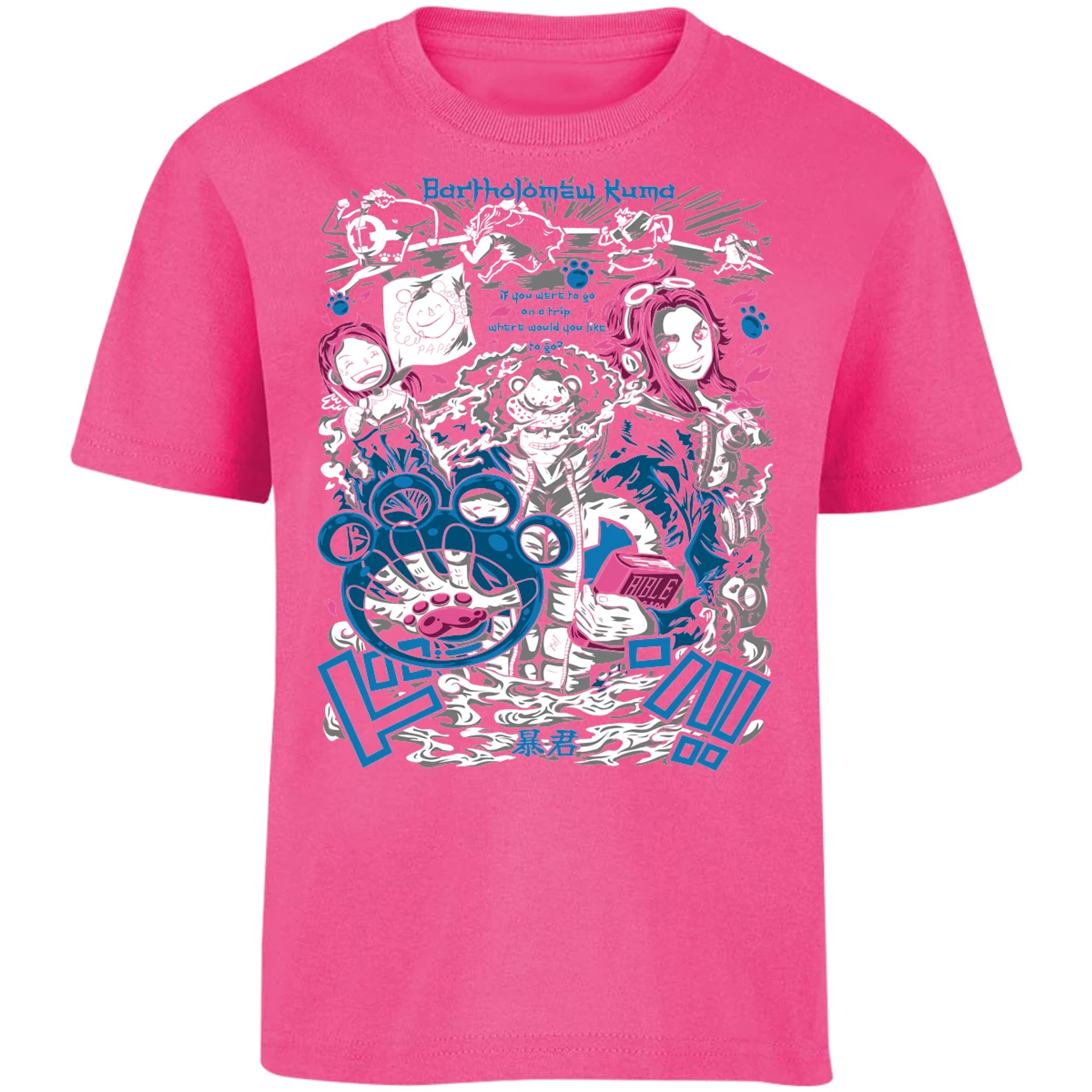 Playera One Piece Kuma para Niño 9