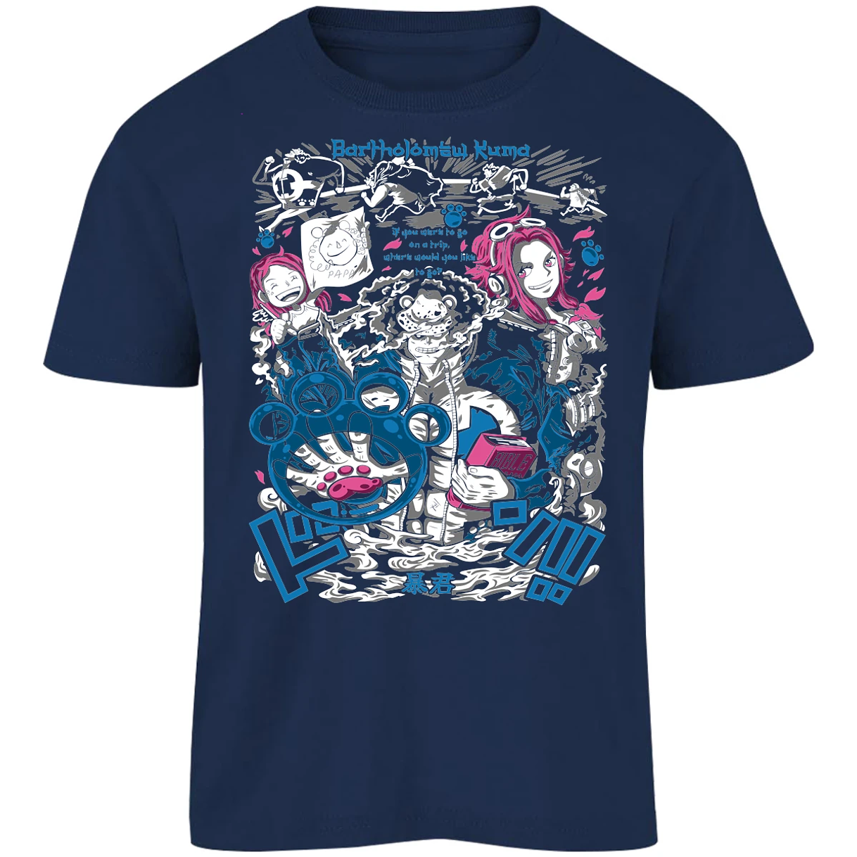 Playera One Piece Kuma para Niño 33