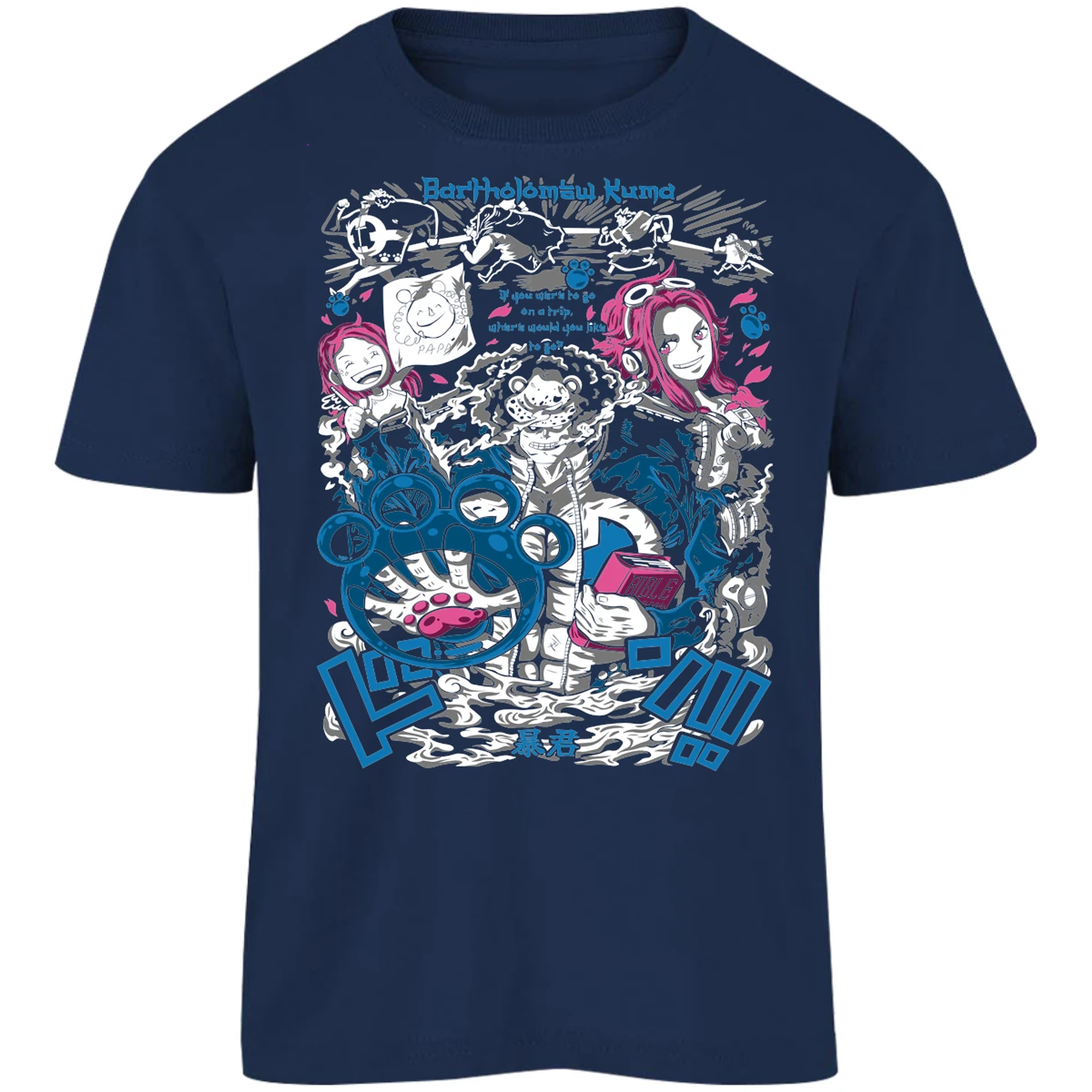 Playera One Piece Kuma para Niño 33