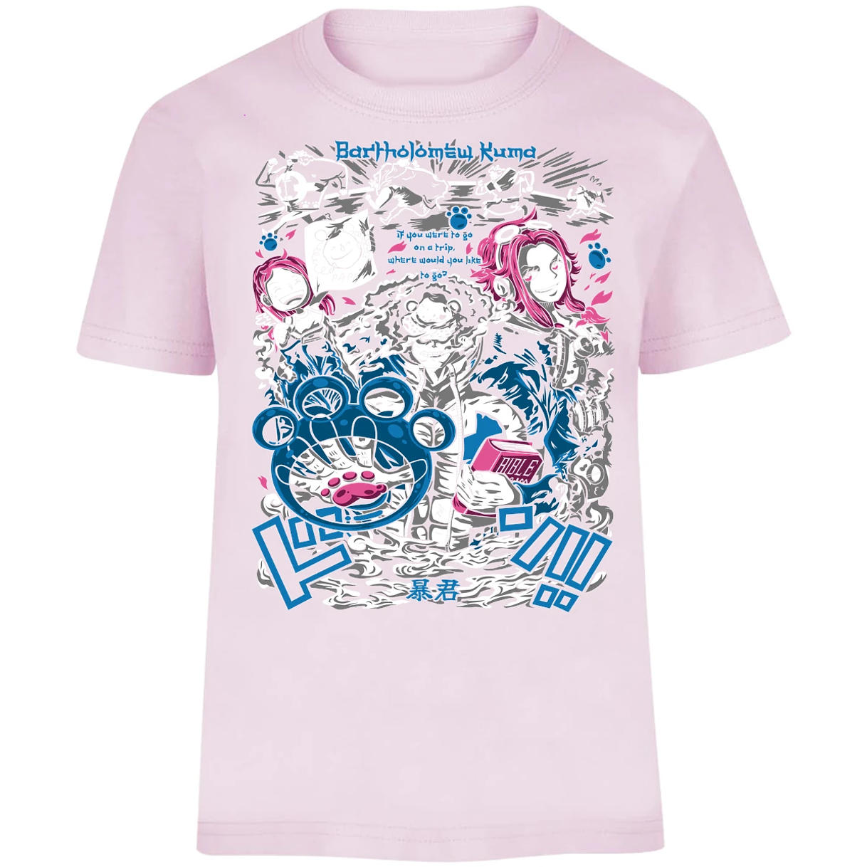 Playera One Piece Kuma para Niño 25