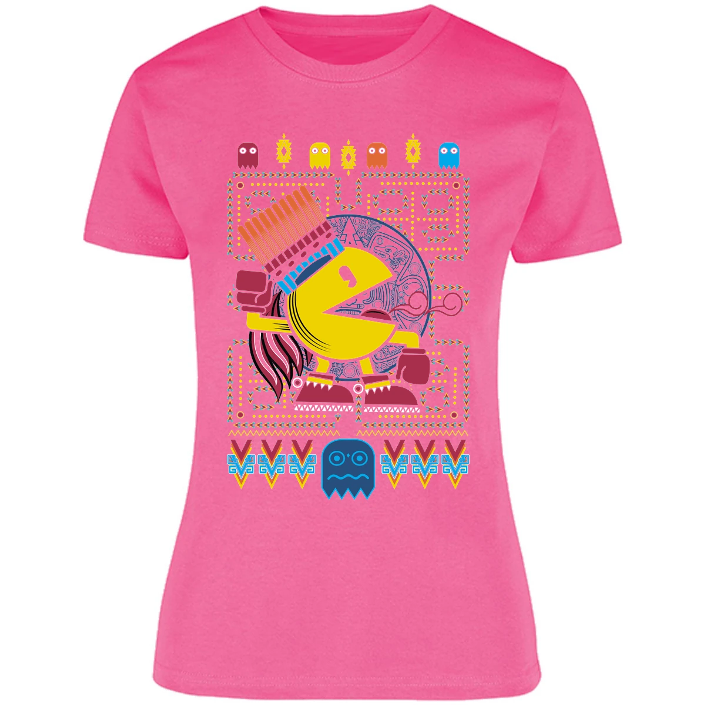 Blusa Pacman Pacman Prehispanico Blusa para Mujer 3