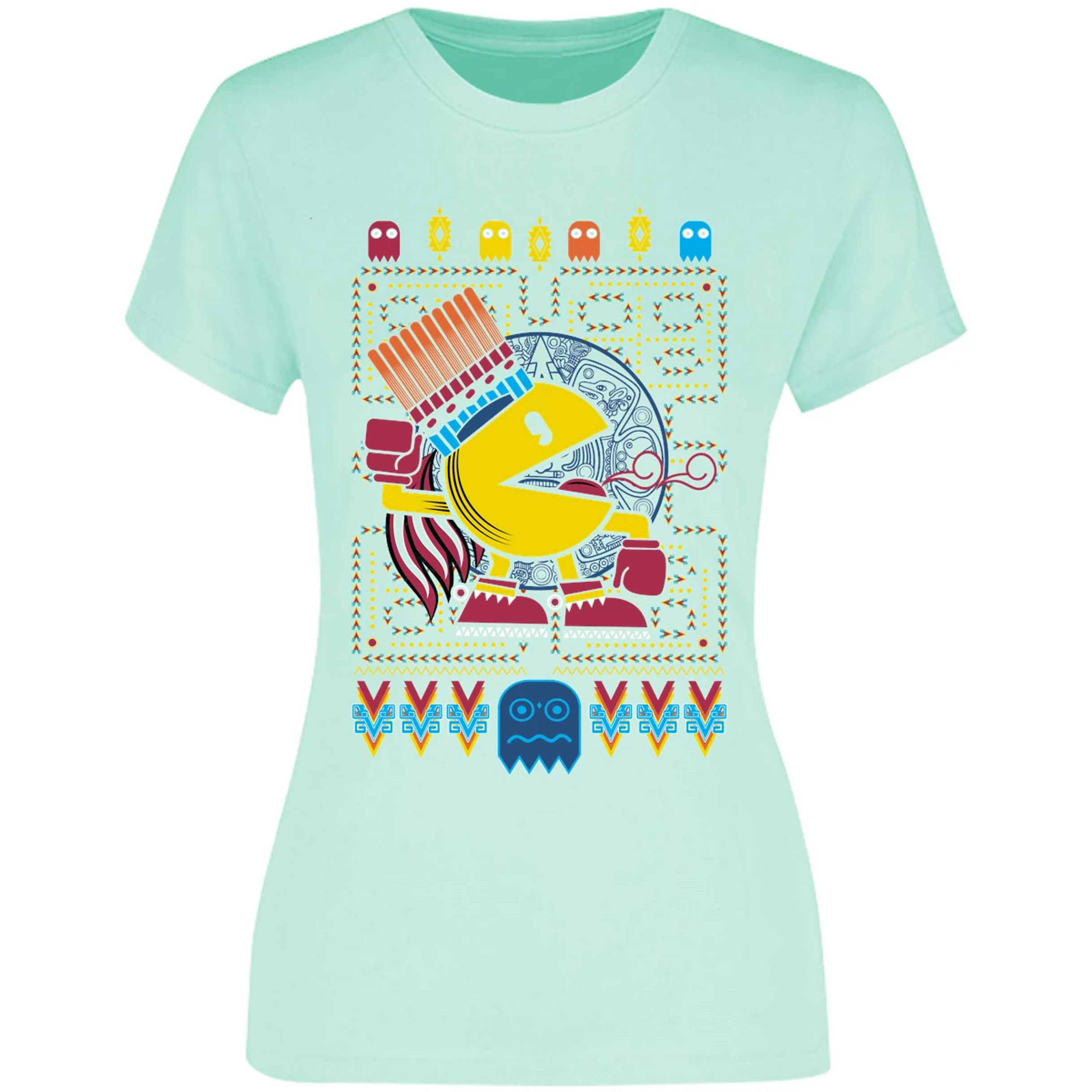Blusa Pacman Pacman Prehispanico Blusa para Mujer 6