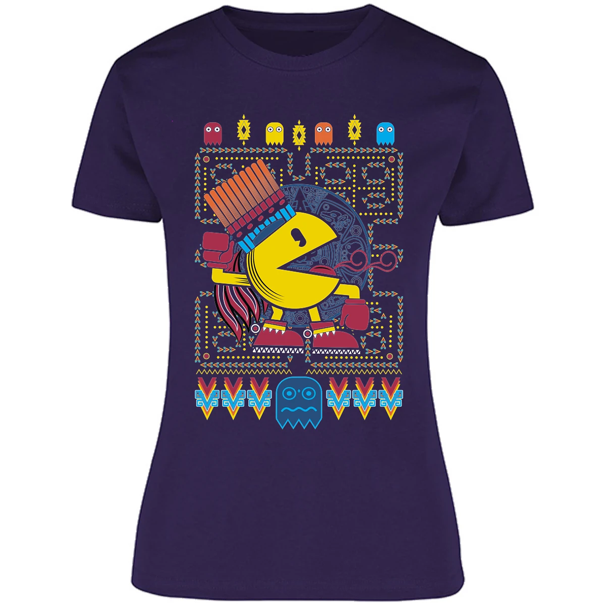 Blusa Pacman Pacman Prehispanico Blusa para Mujer 9