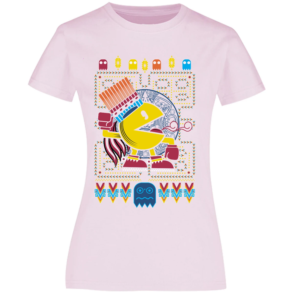 Blusa Pacman Pacman Prehispanico Blusa para Mujer 15