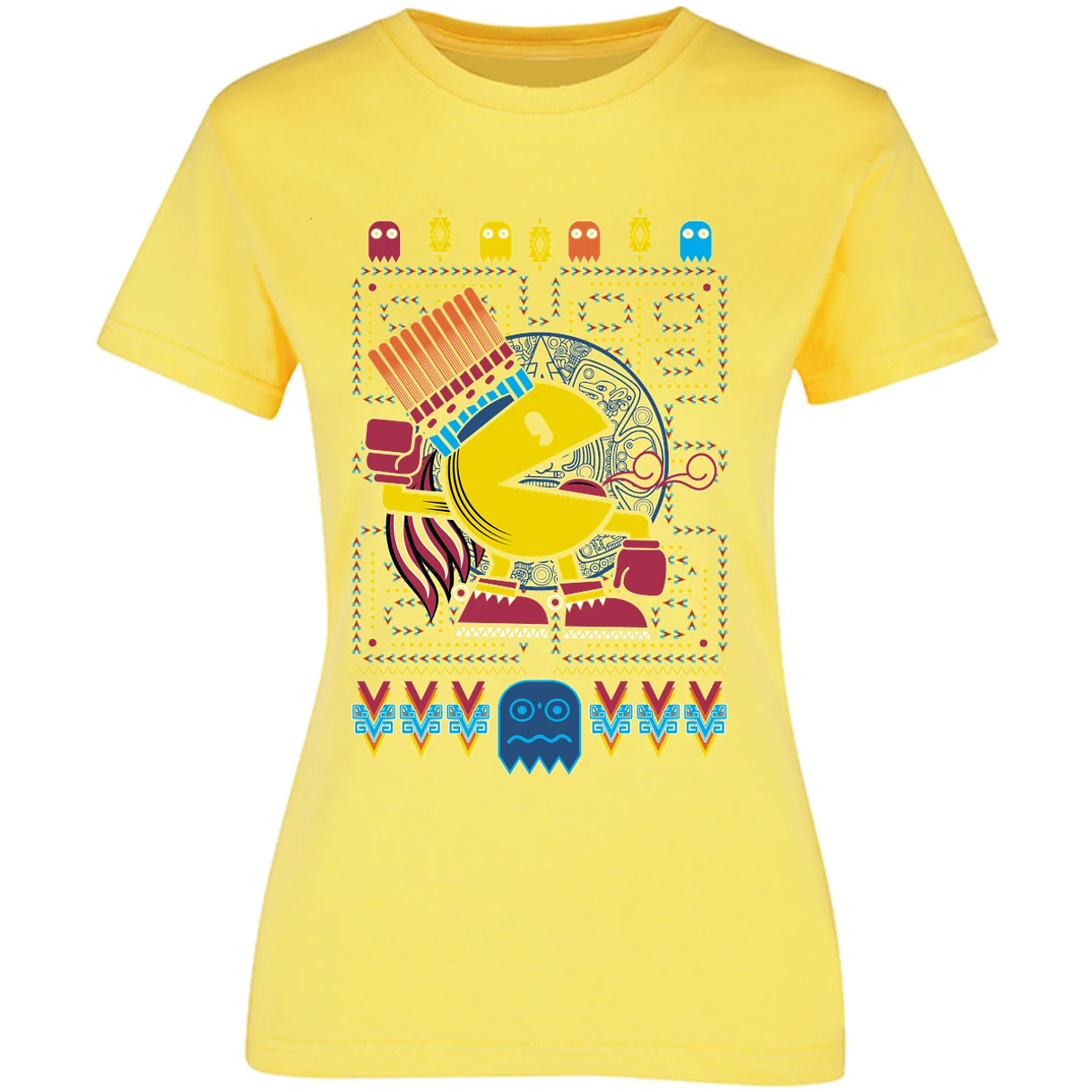 Blusa Pacman Pacman Prehispanico Blusa para Mujer 18
