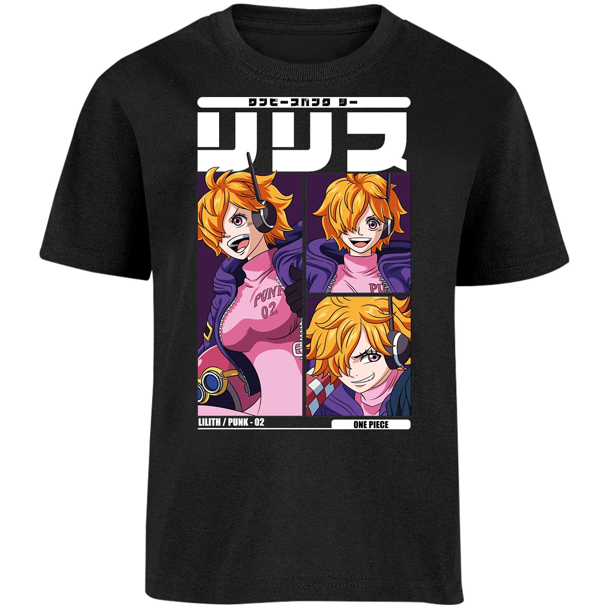 Playera One Piece Lilith Anime para Niño 7