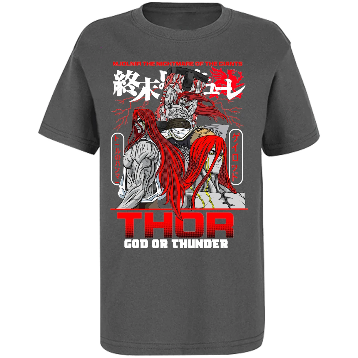 Playera Record Of Ragnarok Thor para Niño 12