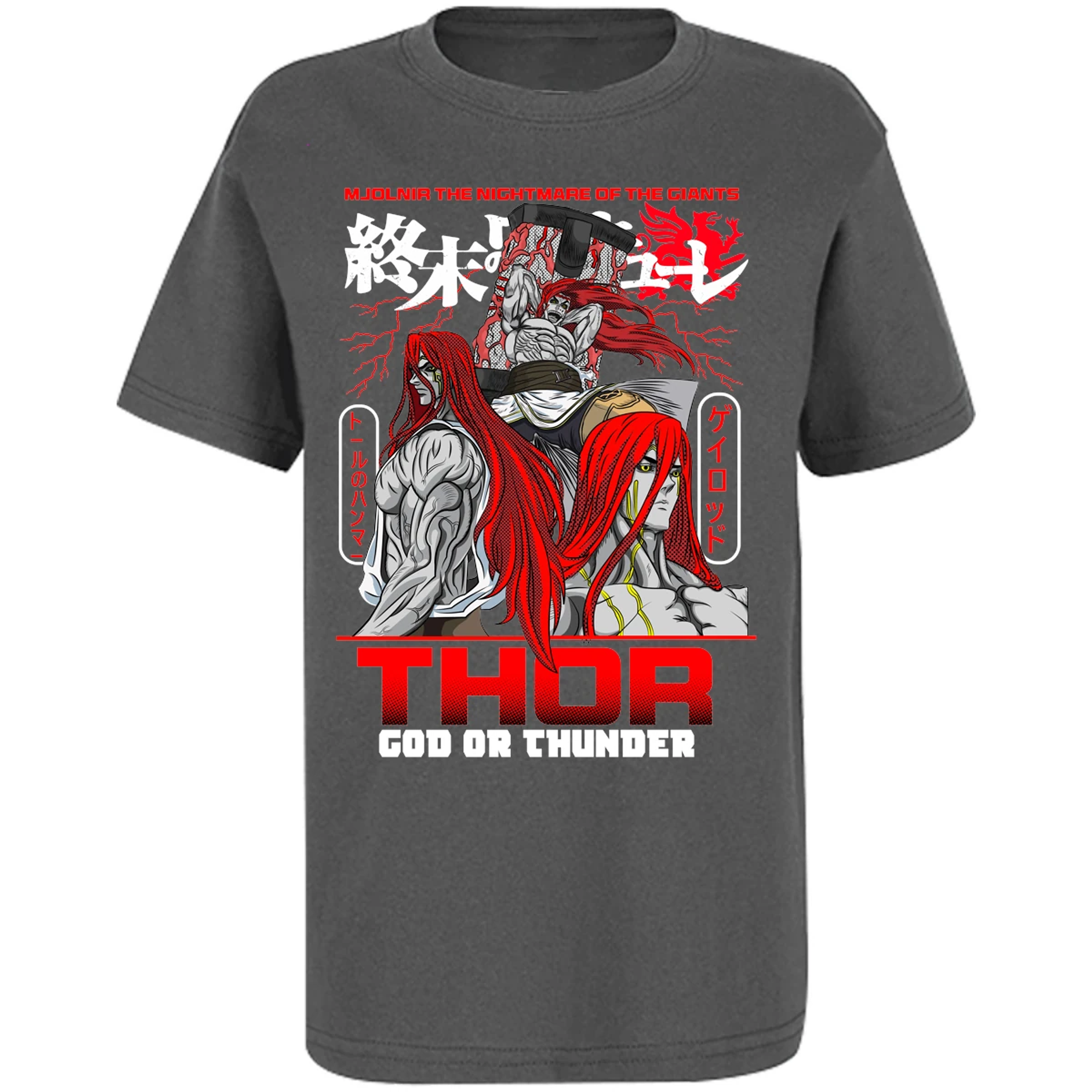 Playera Record Of Ragnarok Thor para Niño 12